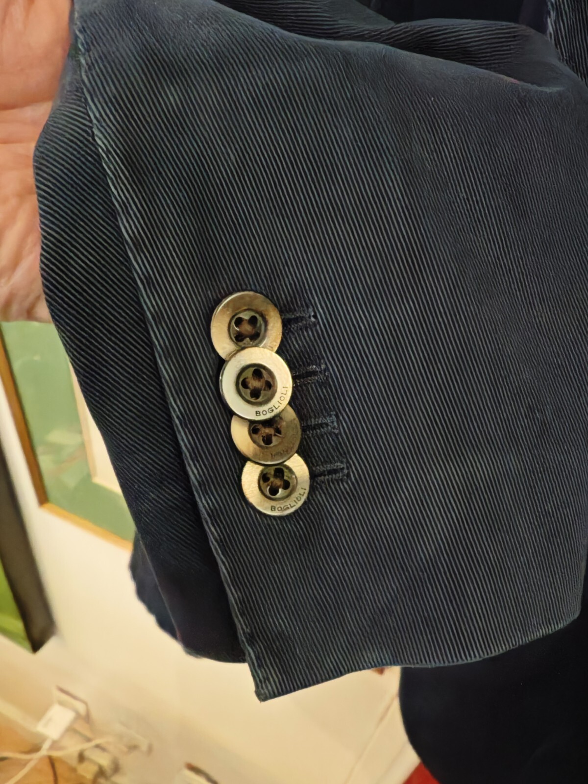 Italian Chic Boglioli 1200€ Men’ Blazer Jacket Size EU 48 ( S )Made in Italy