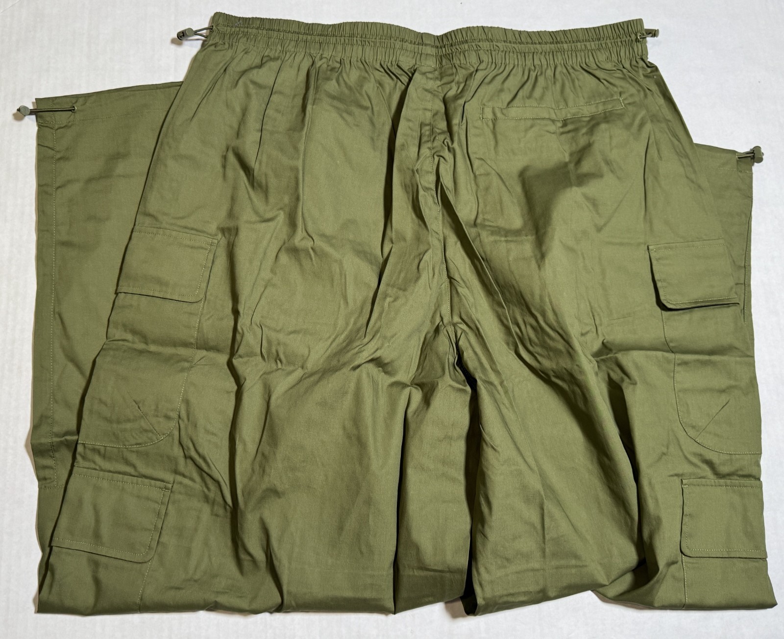 WESC Olive Green Parachute Utility Cargo Pants Unisex Mens XL/ Womens XXL – NWT