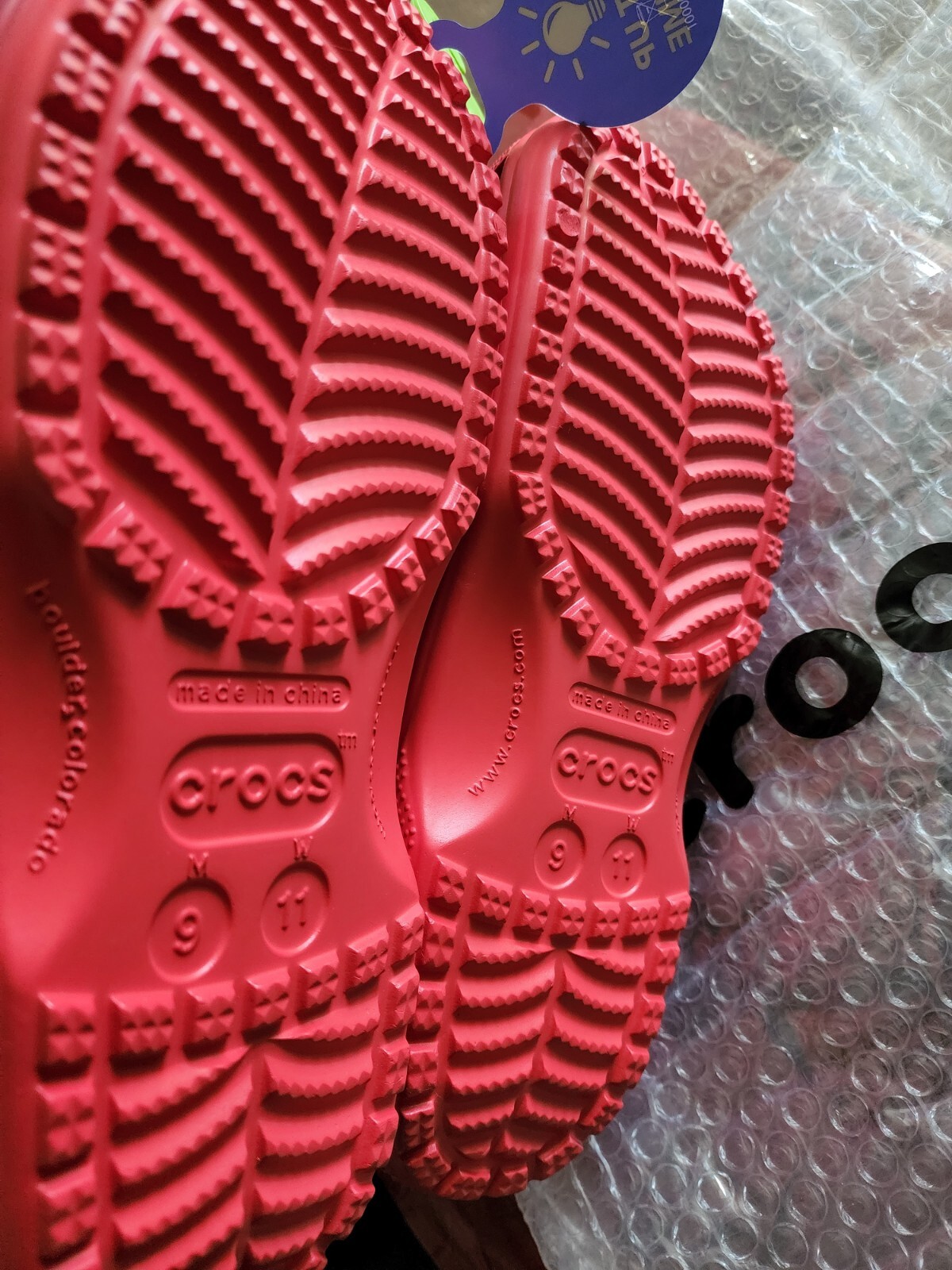 🔥LIMITED🔥☄️ Karol G X Crocs Classic Clog Size 9M/11W. THE BOX IS THE BAG.