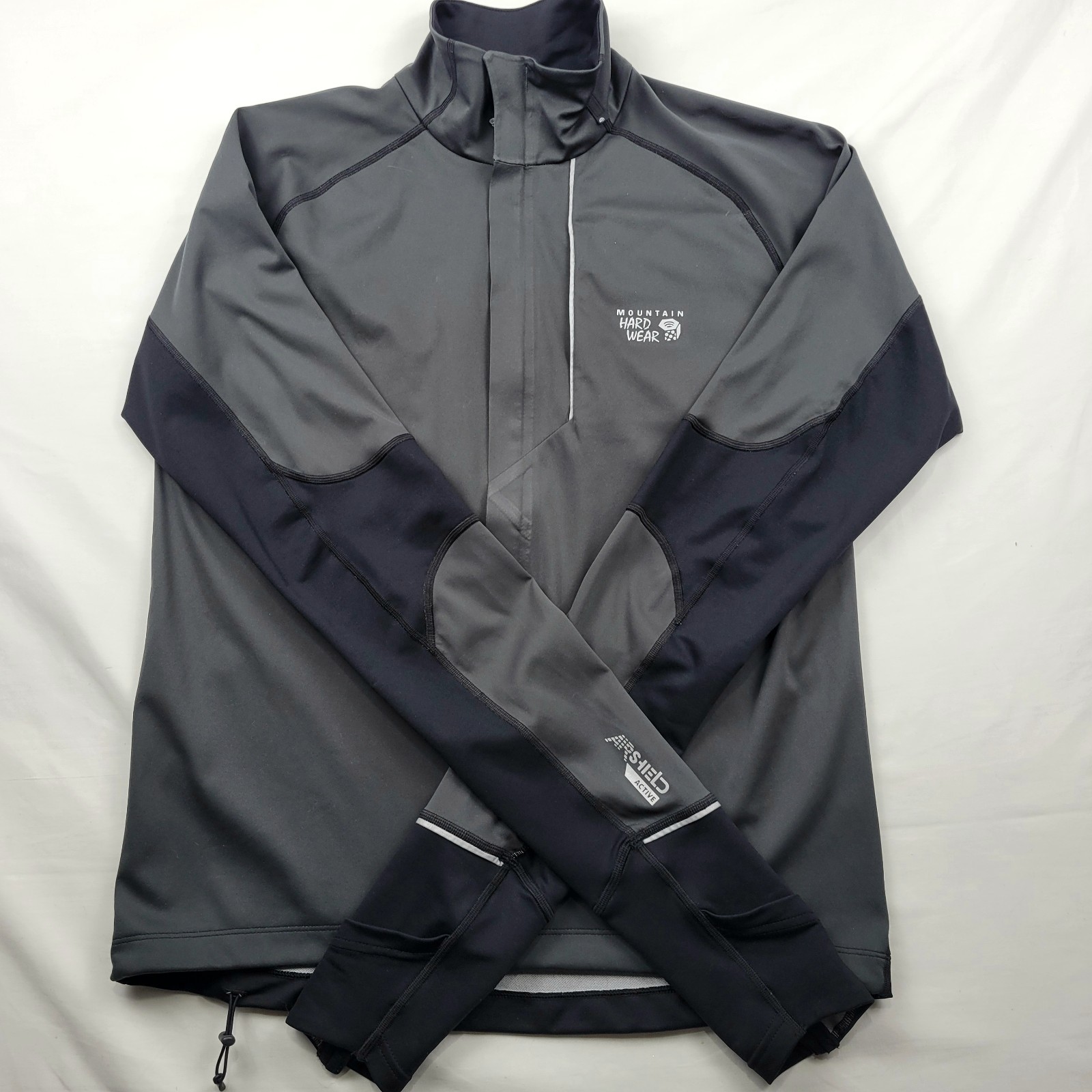 Mountain Hardwear Effusion Jacket Mens M AirShield Active Lightweight Full Zip