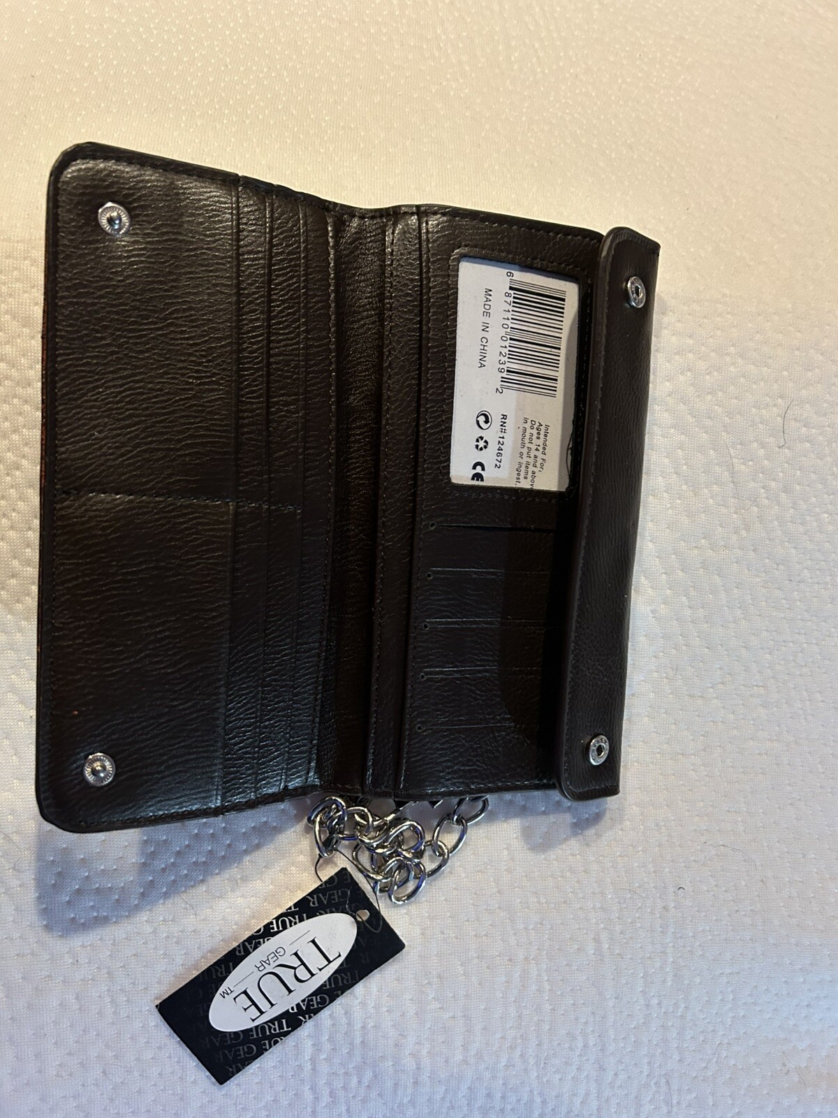 Brown True Gear Chain Wallet