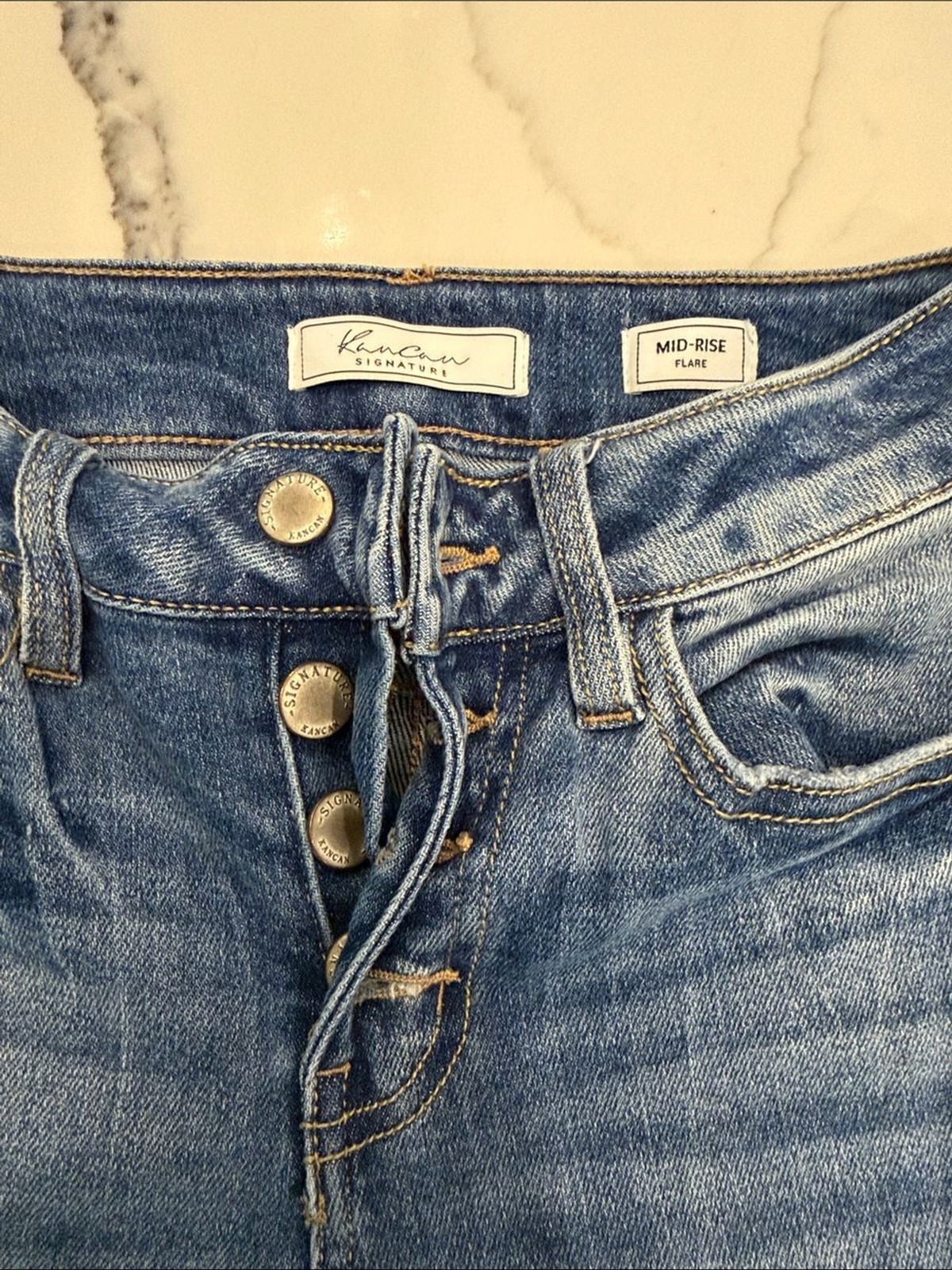 KanCan Medium Blue Flare Jeans mid rise