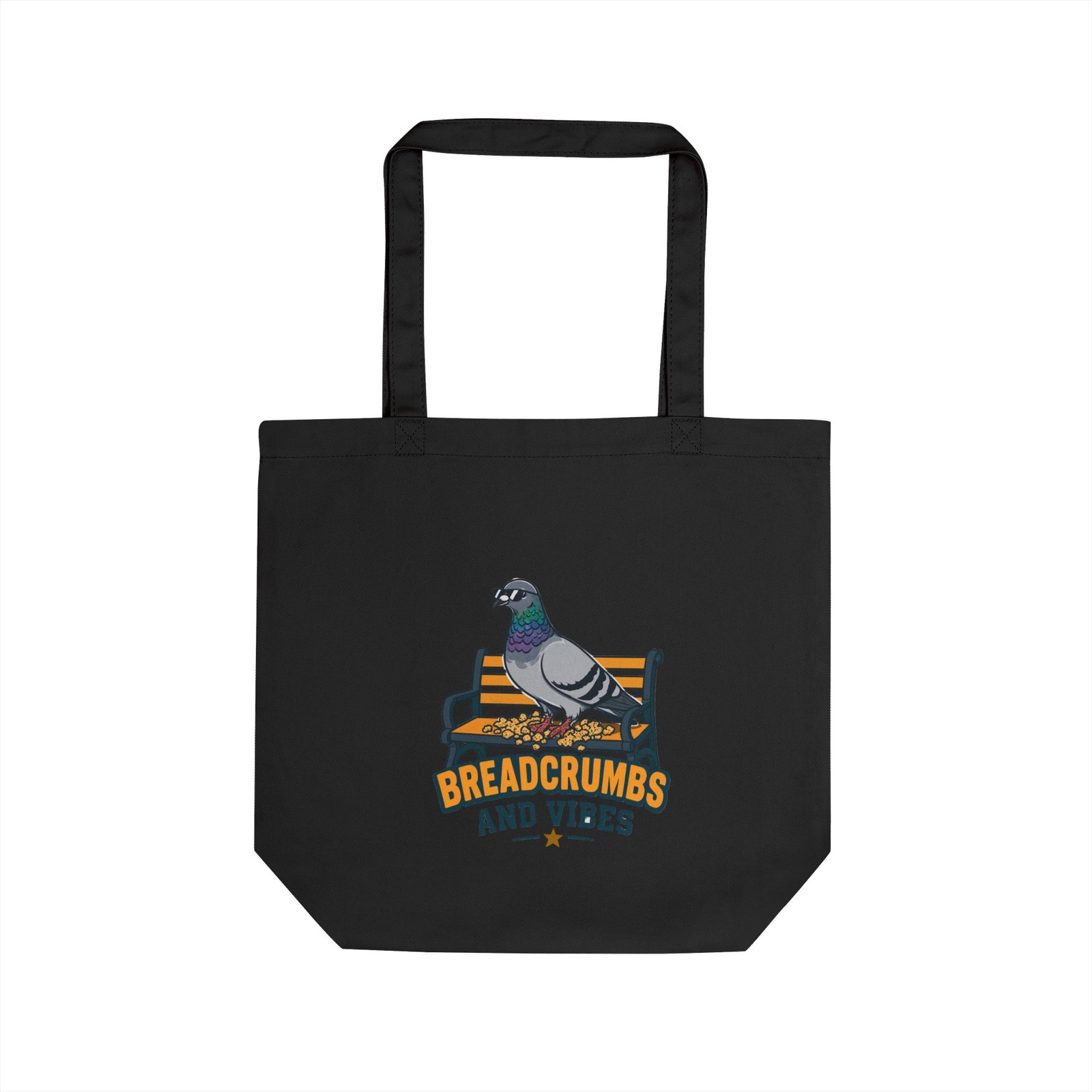 Rat with Wings Tote Bag City Pigeon Bench Funny Shopper Gift Made in USA