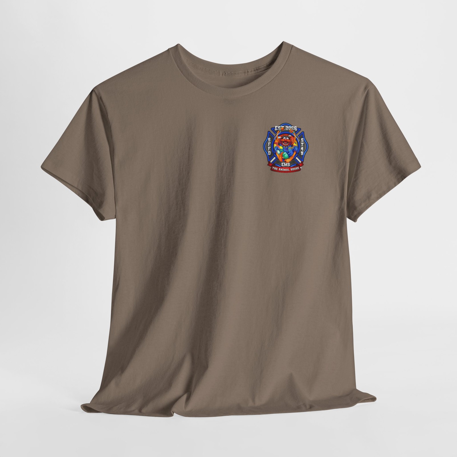 San Francisco Station 49 Animal House Fire Station Patch T-Shirt