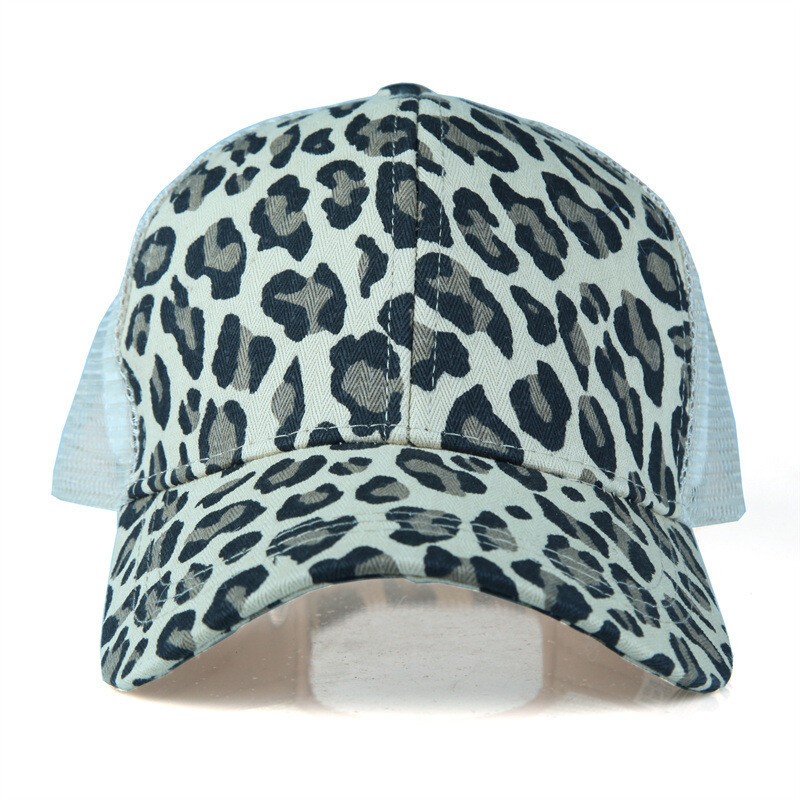 Adjustable Fashion Trendy Leopard-Print Baseball Cap Men Women Outdoor Visor New