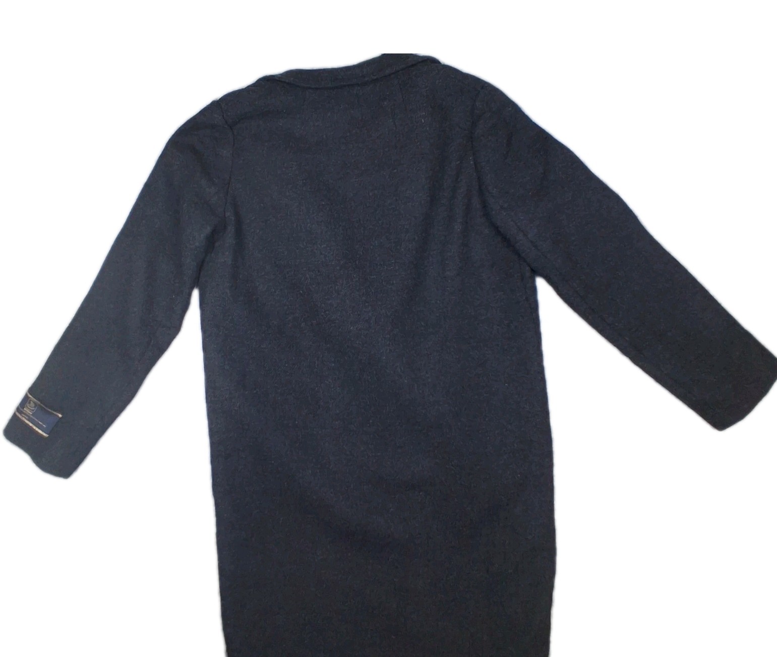 Aritzia BABATON Stedman Unlined Dark Grey Virgin Wool Blend Classic Coat, Size M