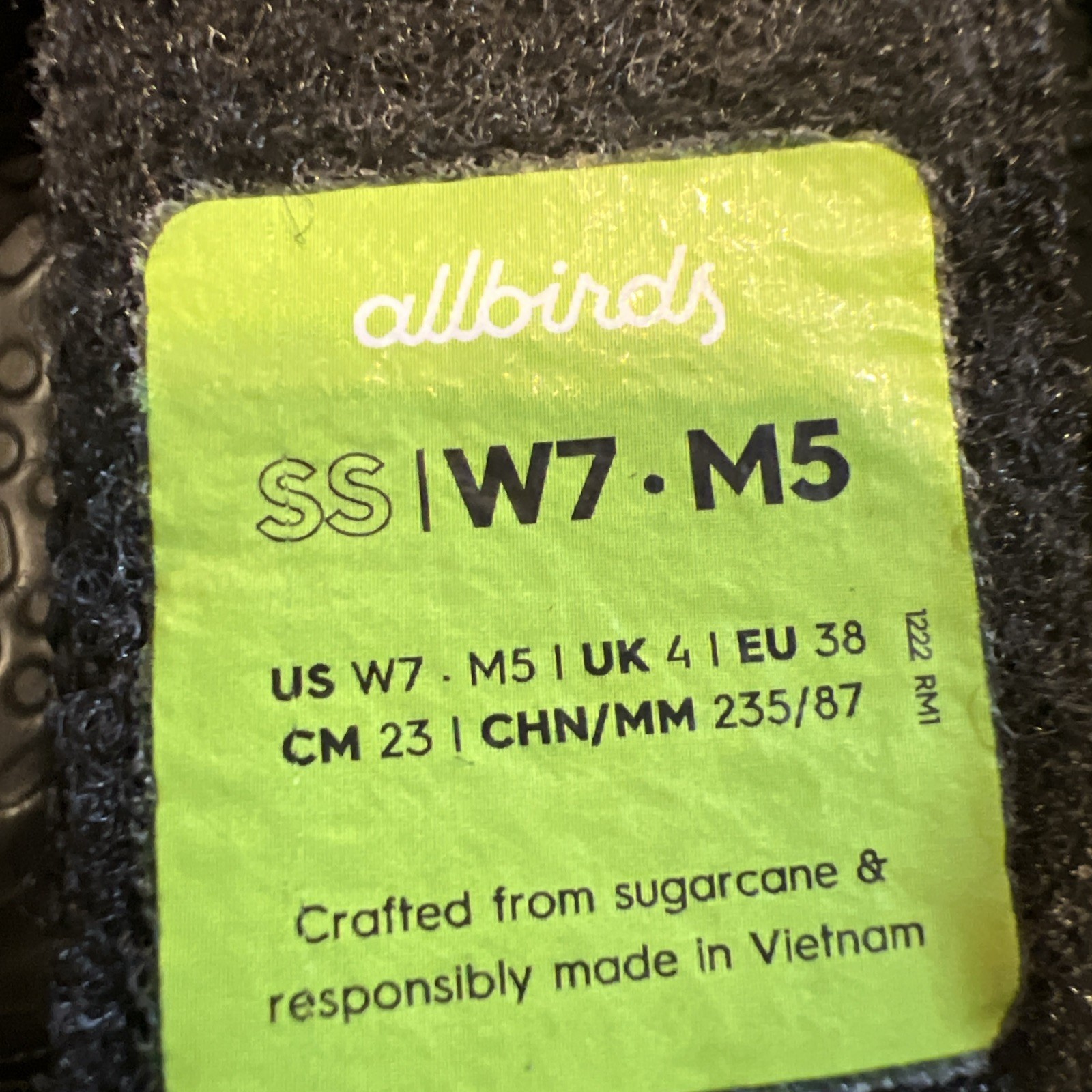 Allbirds Sugar Slider Sugarcane Black Sandals – Women 7 | Men 5 *SHIPS FROM US*