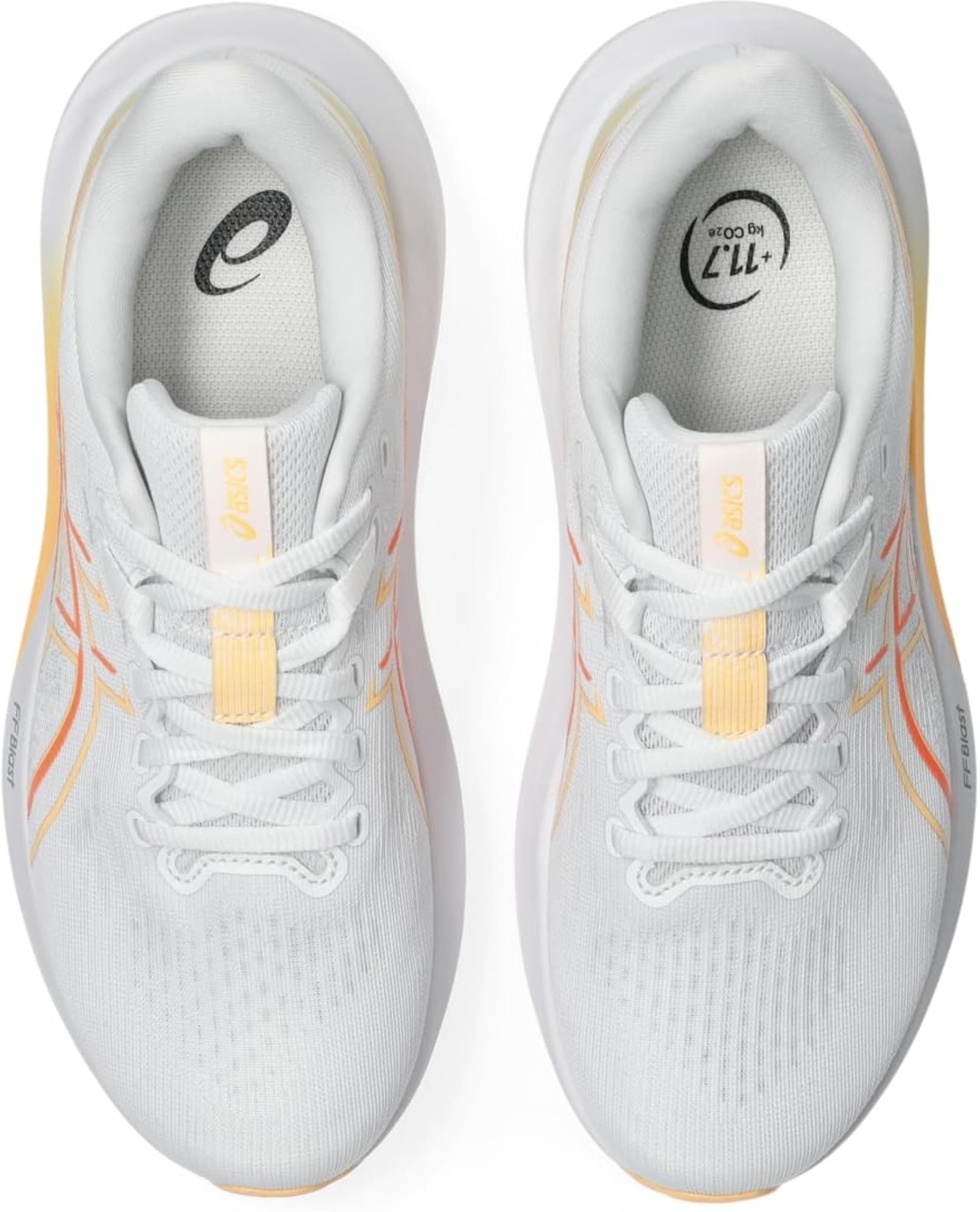 ASICS Women’s GT-1000 15 Running Shoes – White/Vivid Coral – 9