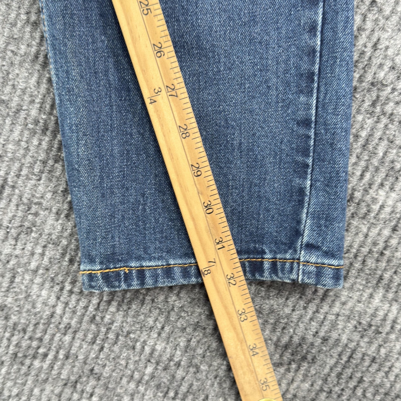 Levis 511 Jeans Mens 34×32 Blue Medium Wash Slim Straight Stretch Denim Casual