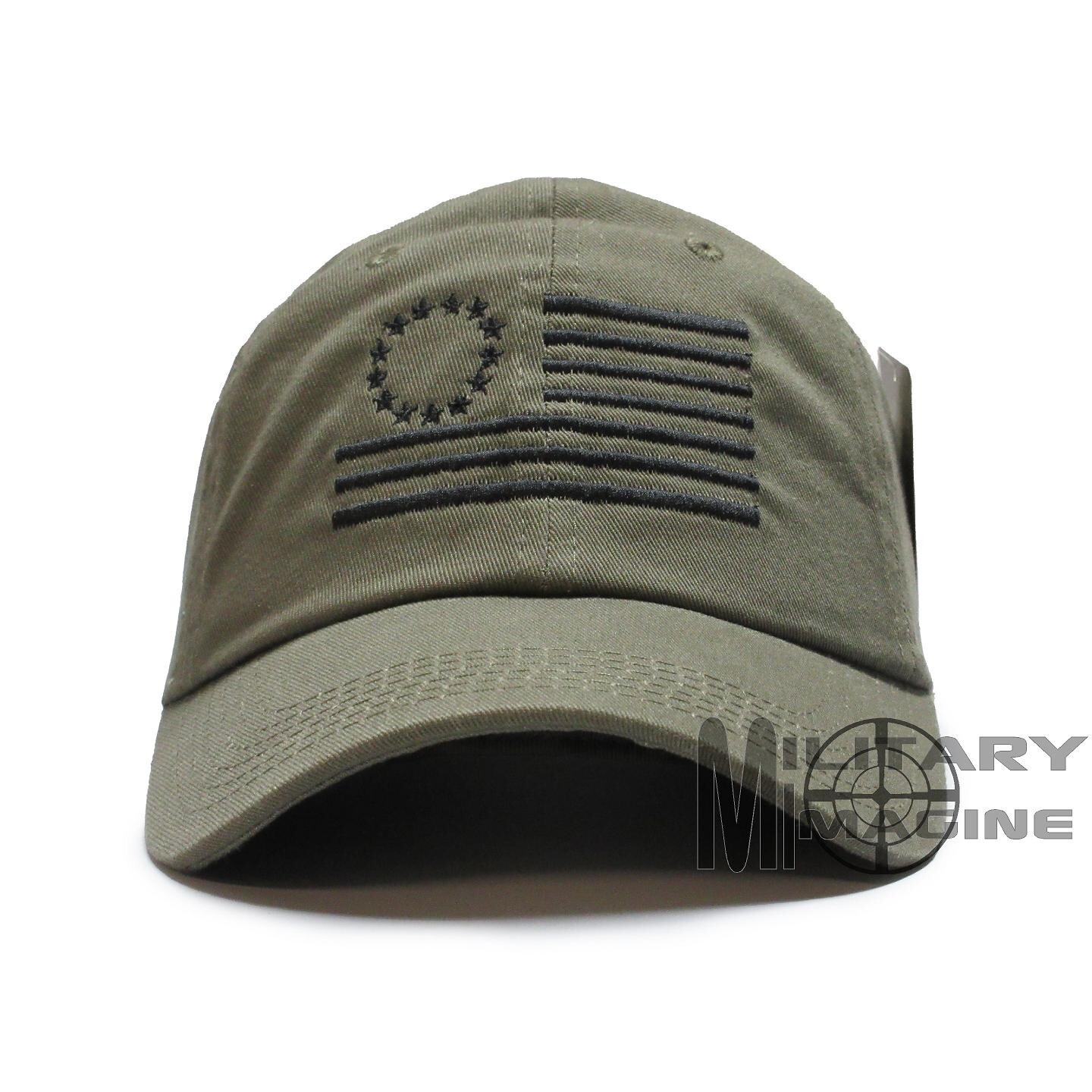 Betsy Ross Cap OD Green Hat Flag Show Nike and Colin what they are missing USA