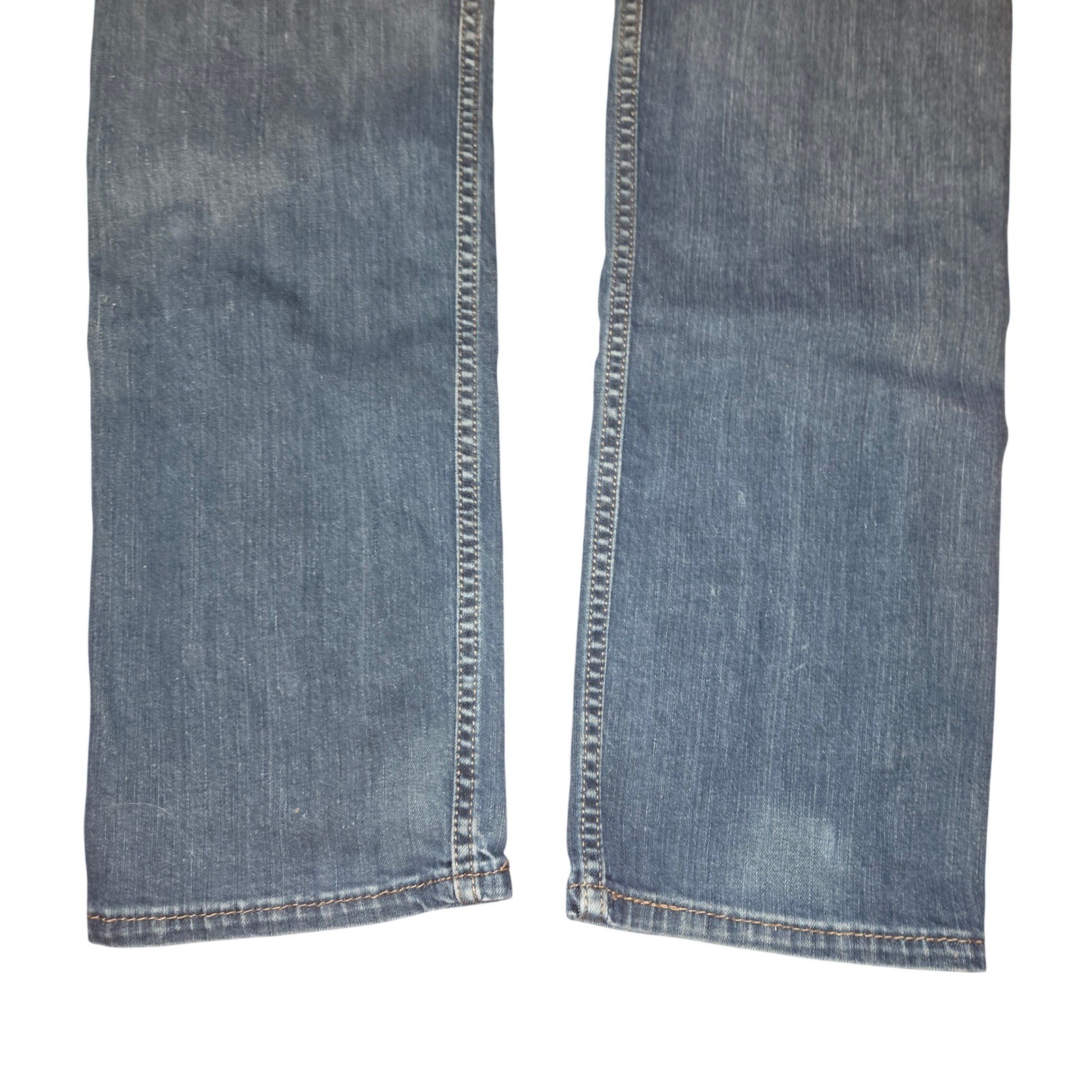 Levi’s 513 Slim Straight Jeans Mens 31×32 Blue Med Wash Stretch Denim 08513-0183