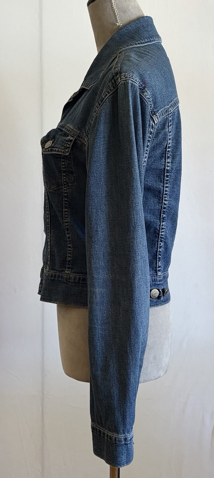Theory Lightweight Denim Jacket Indigo Size Medium