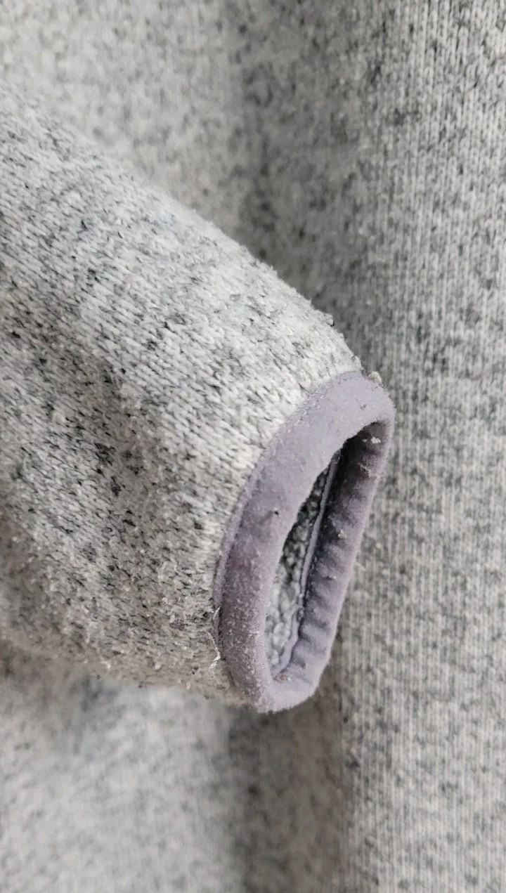 LL Bean Gray 1/4 Snap Pullover Sweatshirt Women’s Regular Small (B16)