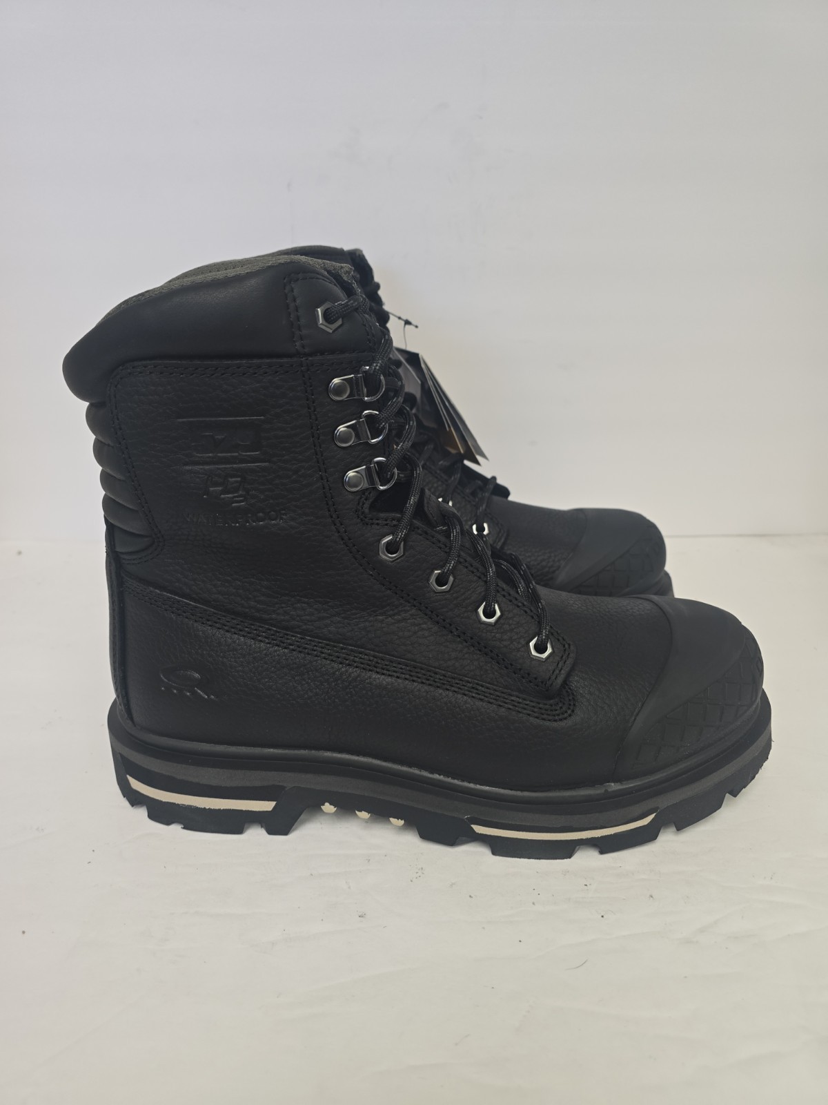 Dakota Men’s 529 HD3 8″ Steel Toe Injected Welt Boots Black/Black Size 10.5M