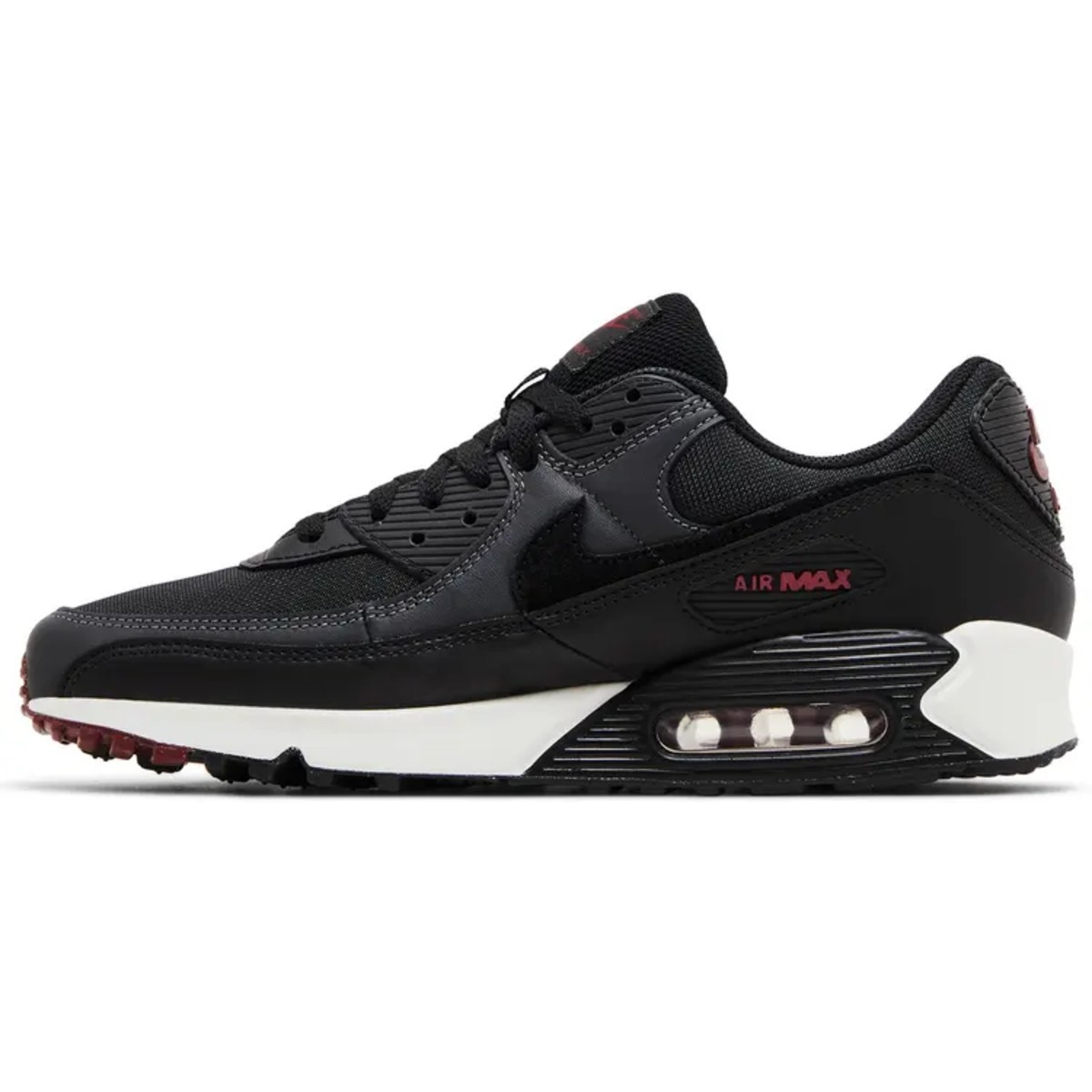 Nike Air Max 90 Anthracite Team Red DQ4071-001 Men’s New