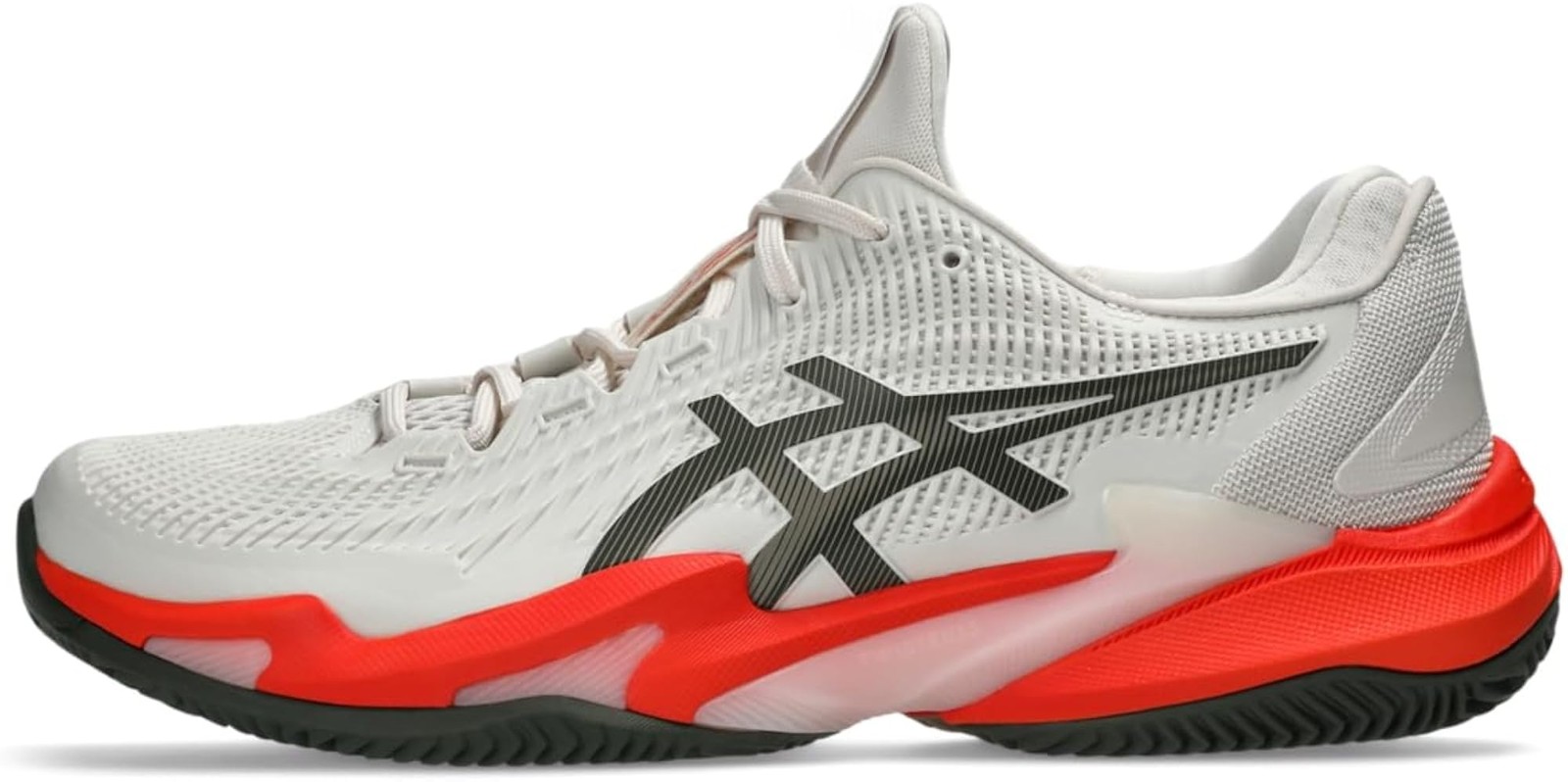 ASICS Men’s Court FlyteFoam 3 Novak Tennis Shoe – Soft Oat/Vintage Khaki – 13