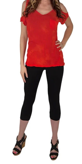 Undertech Undercover Women’s RH Crop Concealed Carry Leggings Extra Small XS