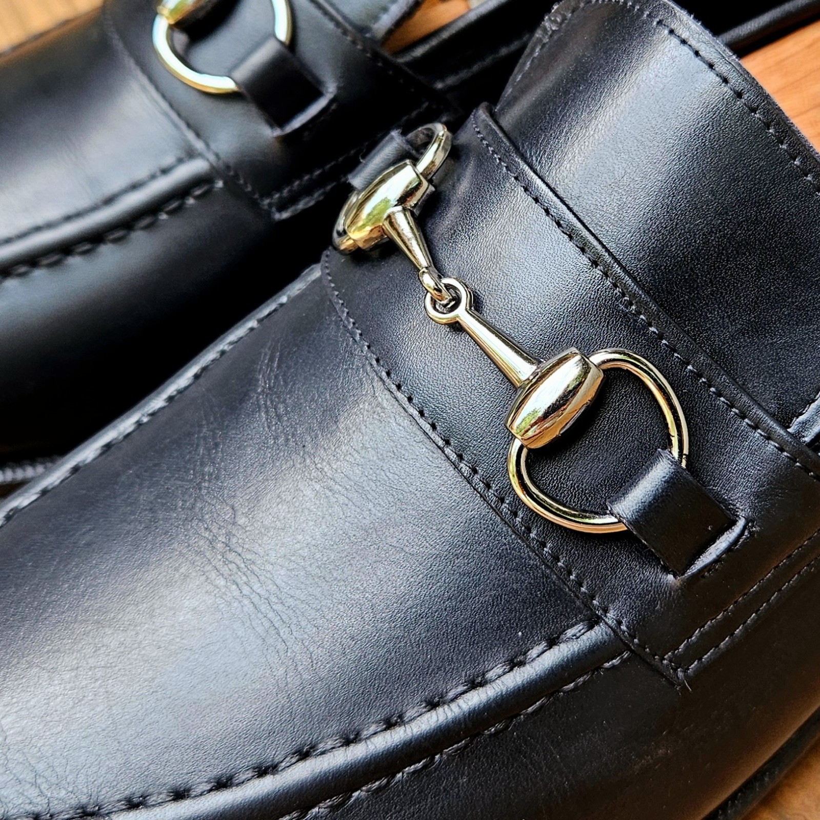 Meermin Horsebit Loafers Black Calf Size 10 D US 114678 $230 WORN 2X!