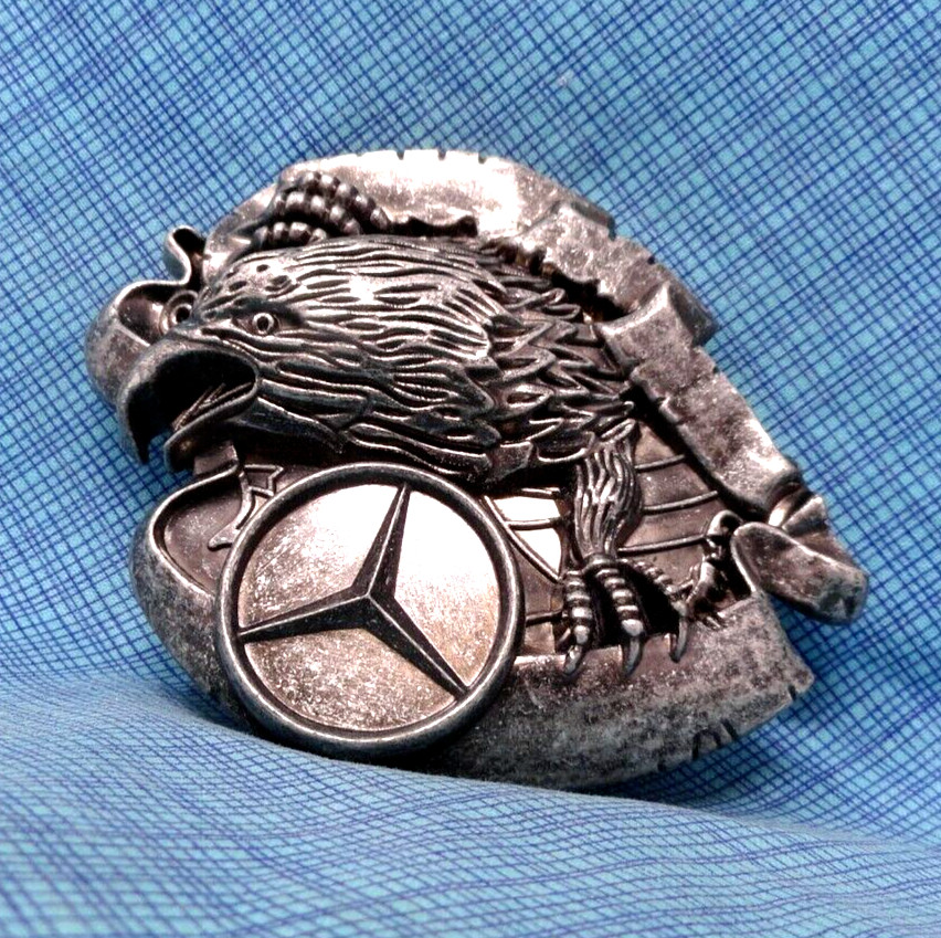 Mercedes Benz Promo Belt Buckle Eagle Limited Edition # 531 / 999 Vtg .QRT571