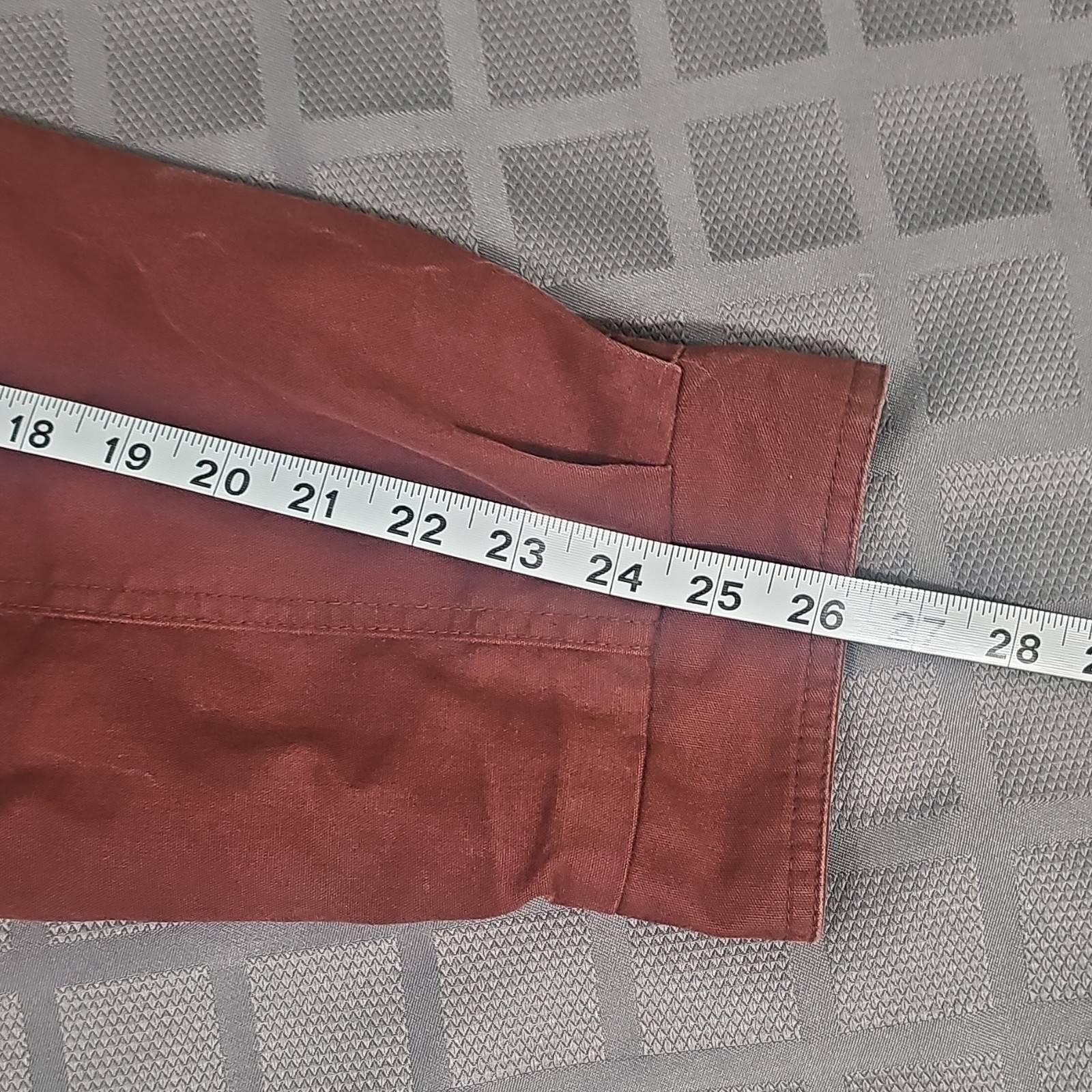 ​Vintage Stall & Dean Men’s Jacket XL Maroon Cotton Full Zip Logo Outerwear