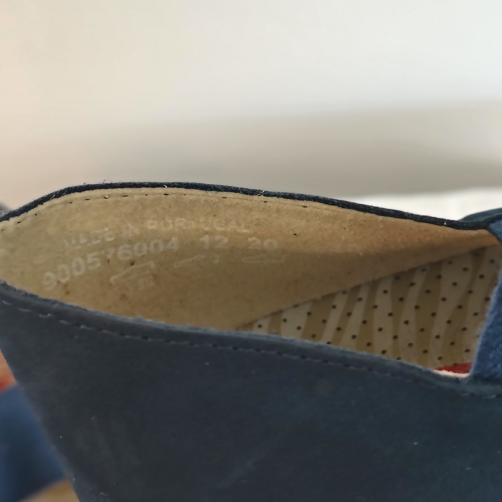 Softinos FLY LONDON Teja Mary Jane Navy Nubuck Leather Flats EU 40 / US 9-9.5
