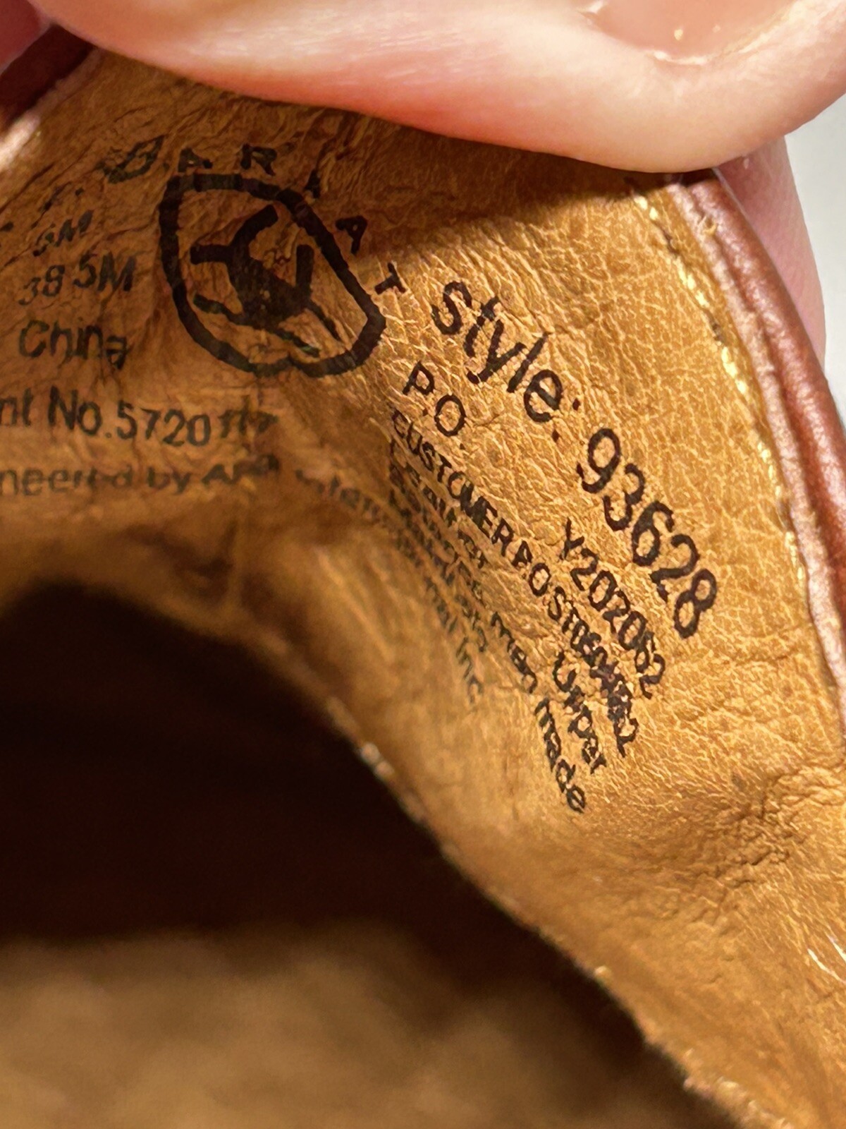 Womens Ariat Del Mar Brown Leather Clog Mule Shoe Style 93628 Horsebit 7.5B