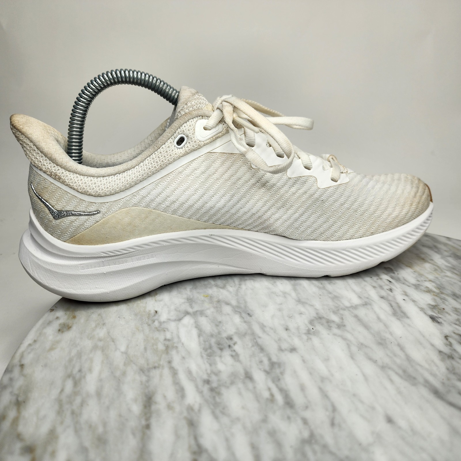 Hoka One One Solimar White Running Comfort Shoes Mens Size 8D 1123074WWH