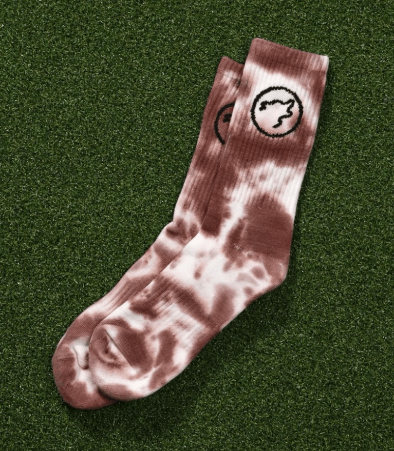 WOLFpak mocha brown crew socks 2 pairs new without tag