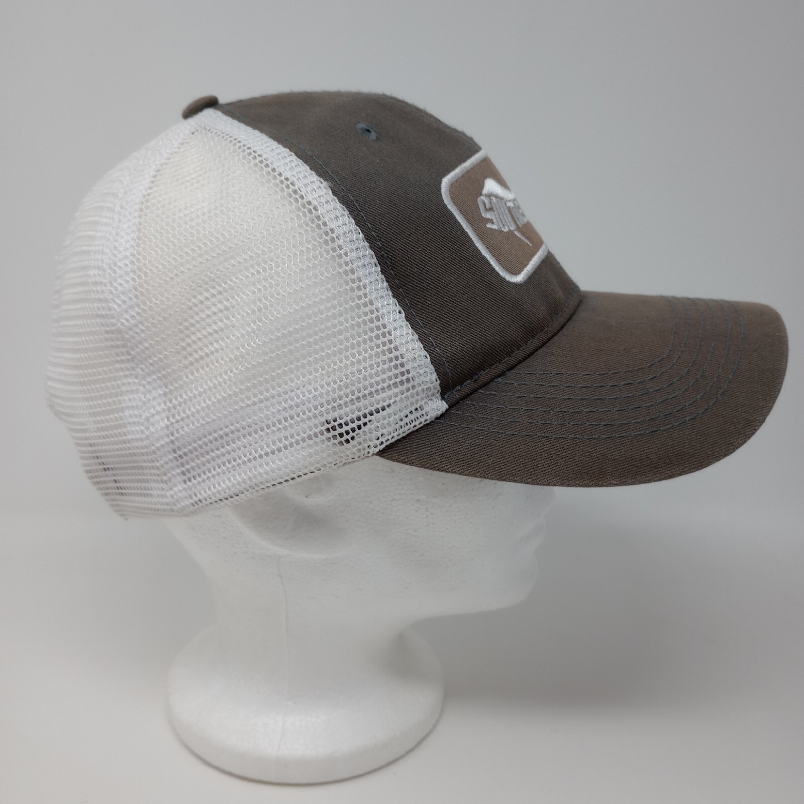 Southern Lure Mahi Mahi Logo White Mesh Back Adjustable Baseball Cap Hat