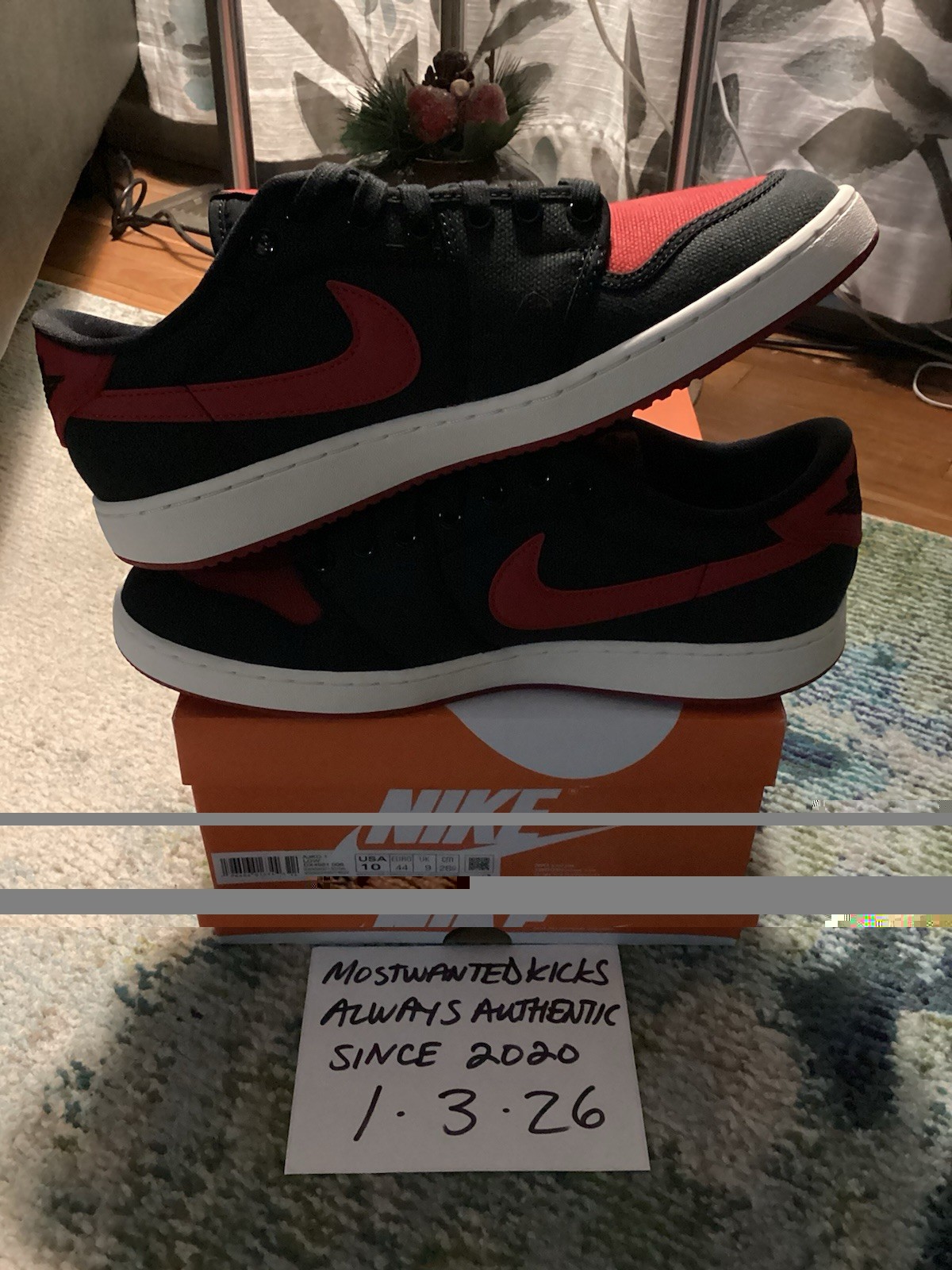 DS 2023 Nike Air Jordan Retro 1 Low AJKO Bred Men’s Sz 10