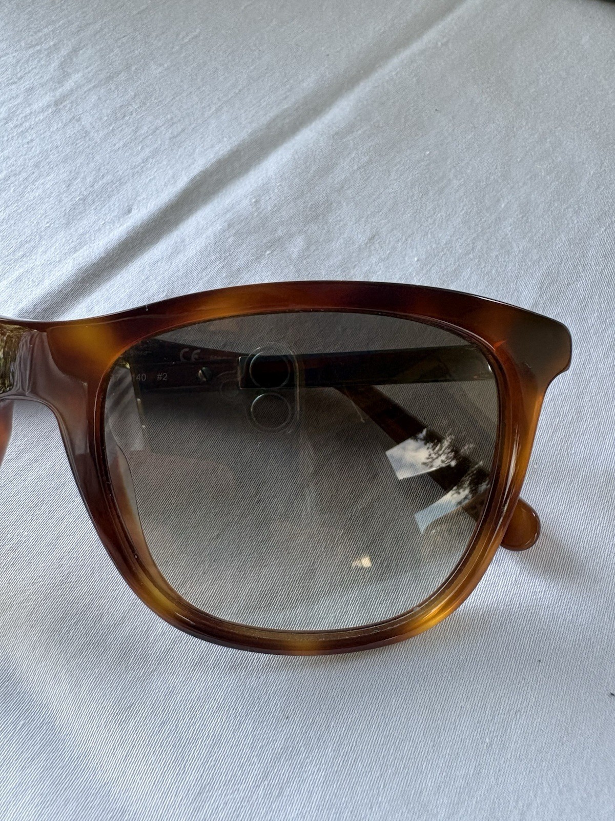 SALVATORE FERRAGAMO SF888SR TORTOISE SUNGLASSES CRYSTAL RHINESTONE TEMPLE