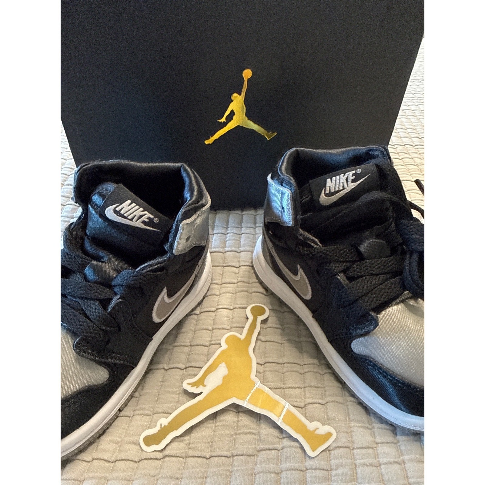 Nike Air Jordan 1 Retro High OG TD Black Grey White 5C FD5305-010 Brand New w/
