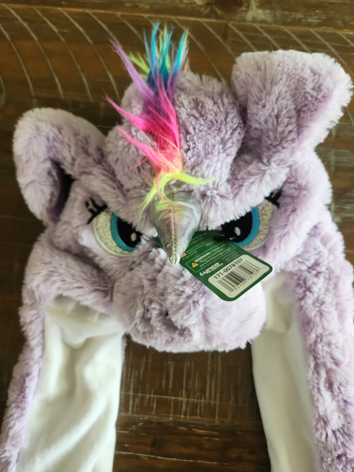 Lynco Action Big Eye Critter Collection Cap Animal Unicorn Squeeze Paw Ears Move