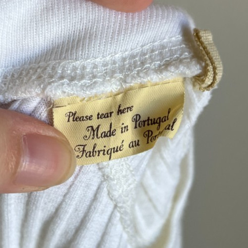 Levi’s Made & Crafted Rib Cotton/Cashmere Bodysuit in White Size 0