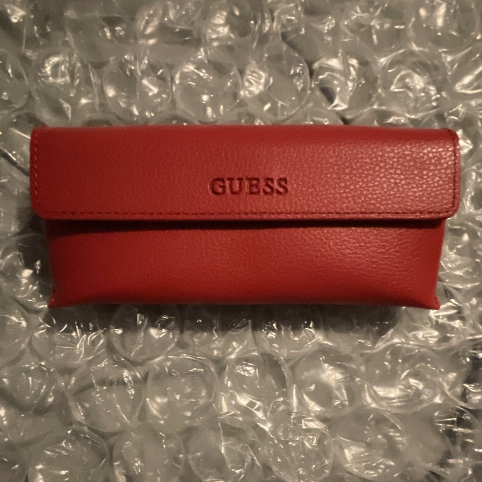 GUESS GU7561 Women’s Cat Eye Sunglasses White Frame Brown Lenses 140mm