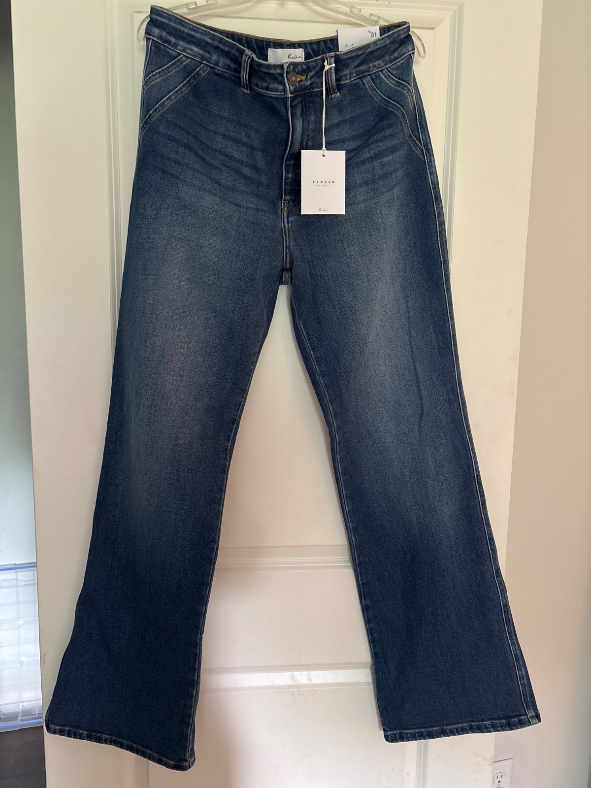 KANCAN Ultra High Rise Holly Flare 15/31. Brand new, tags on, never worn
