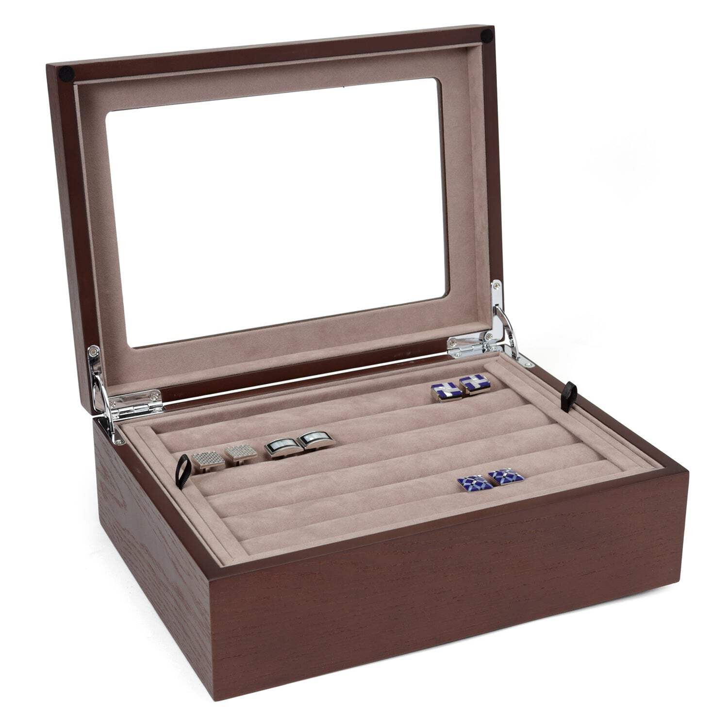 Espresso Cufflinks Collector’s Case – 72 pairs