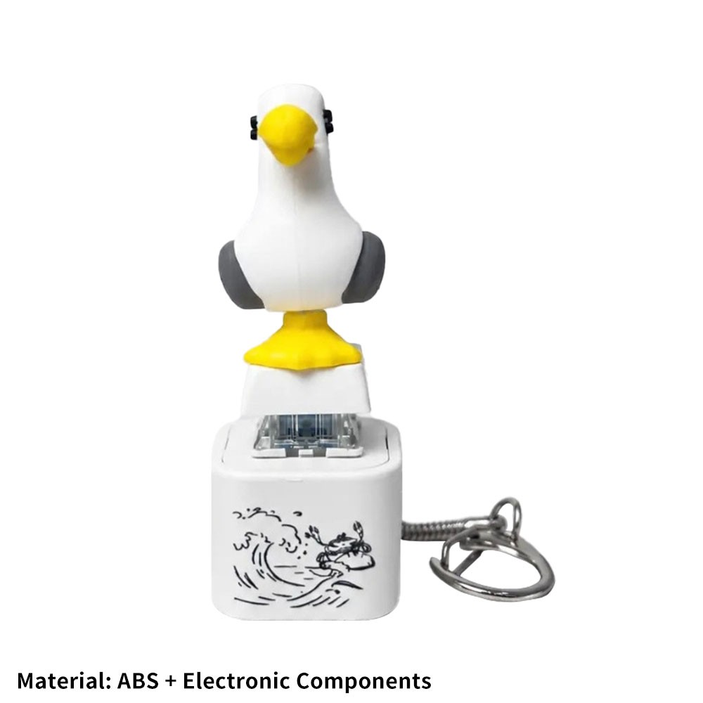 Seagull Mine Keychain, Seagull Mine Button Keychain ET