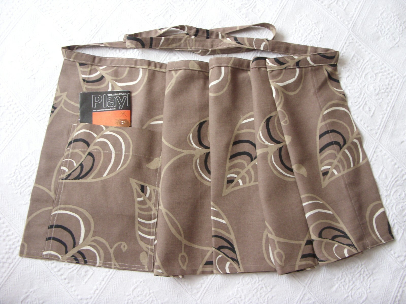 Wrap around skirt, brown esi floresi with one pocket