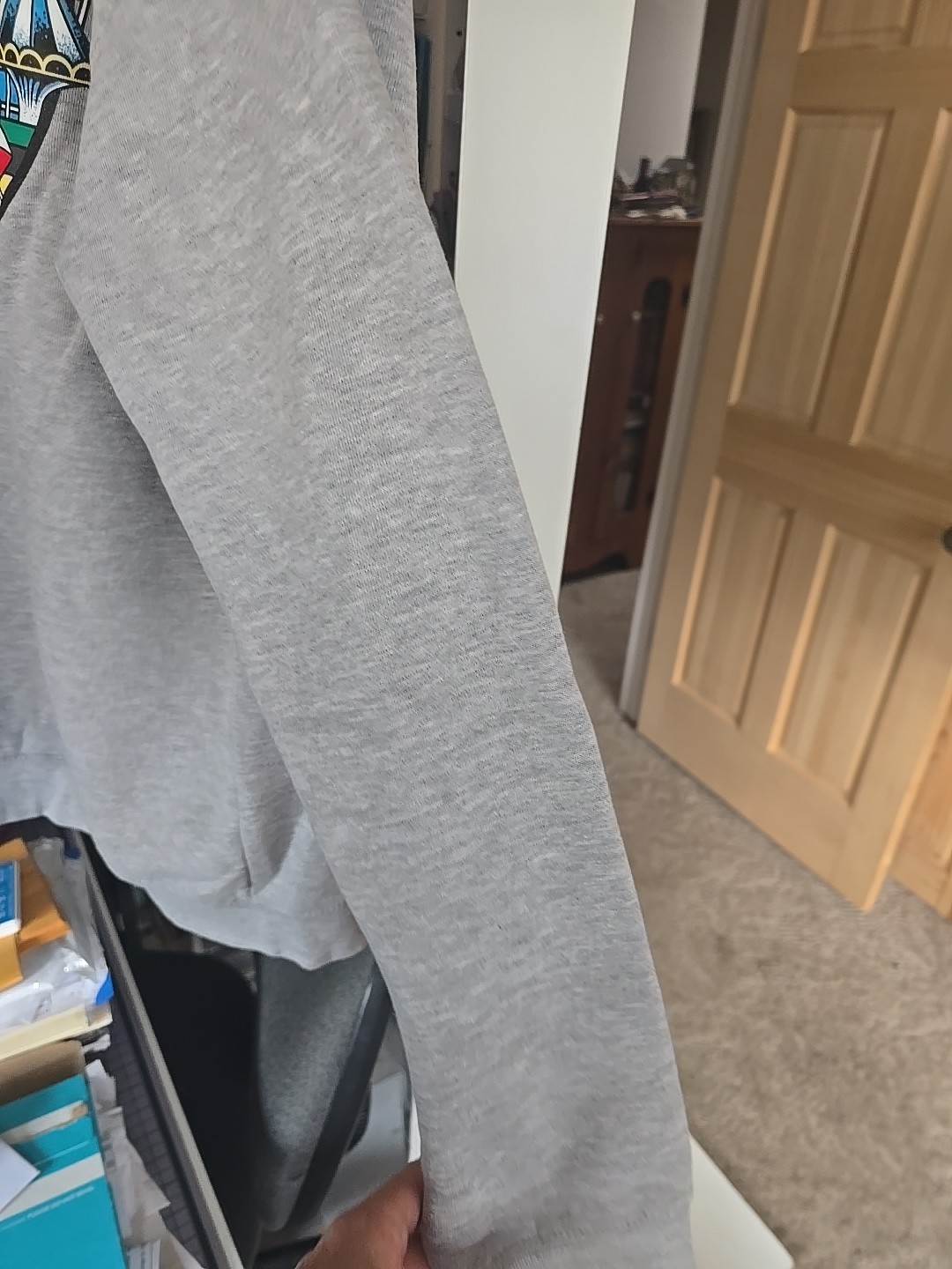 Pre Owned Excellent Shape Adult M Gray Santa Cruz Sweatshirt Santa Cruz Brand