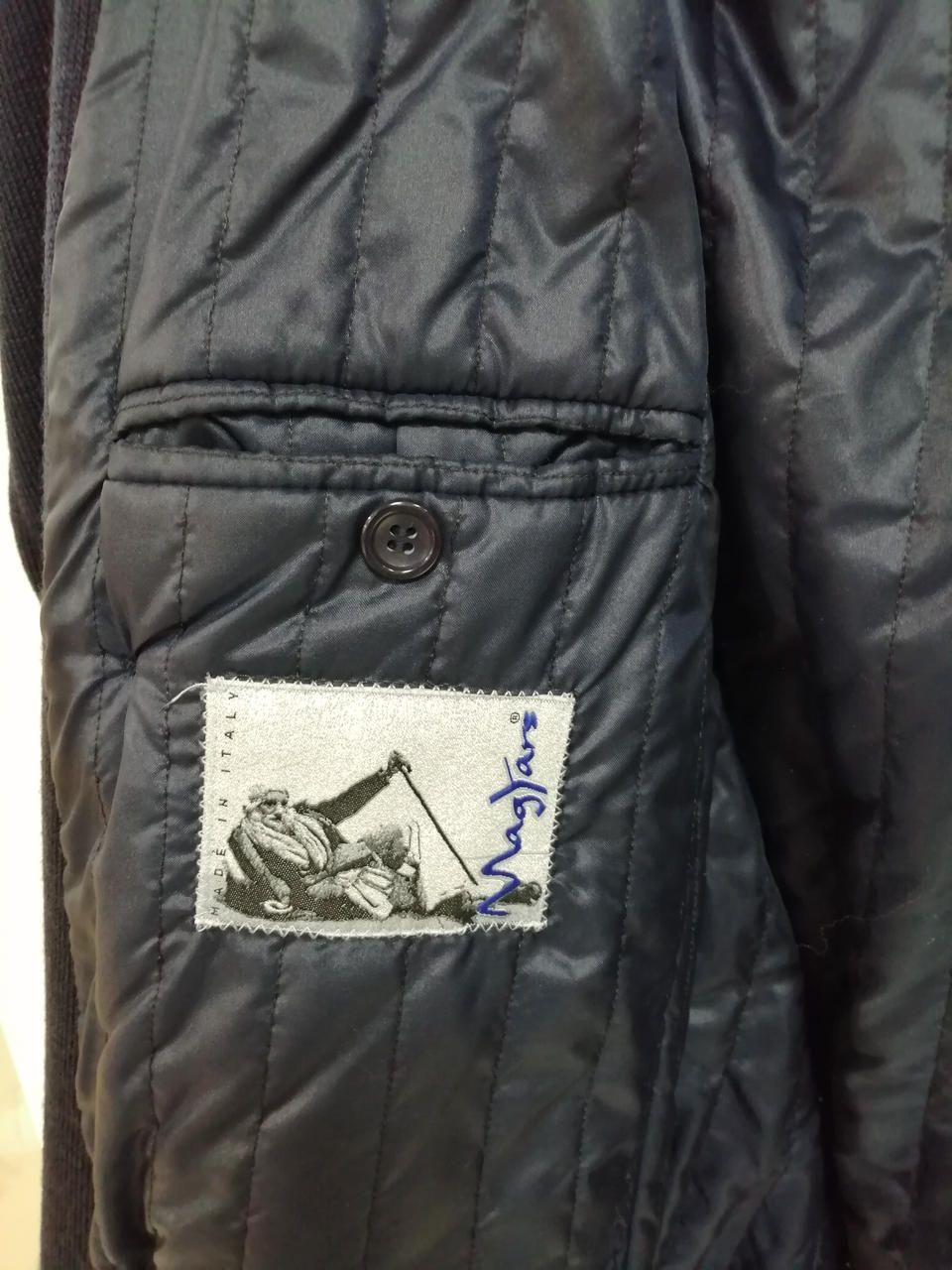 MAGYARS P Coat Navy L Used
