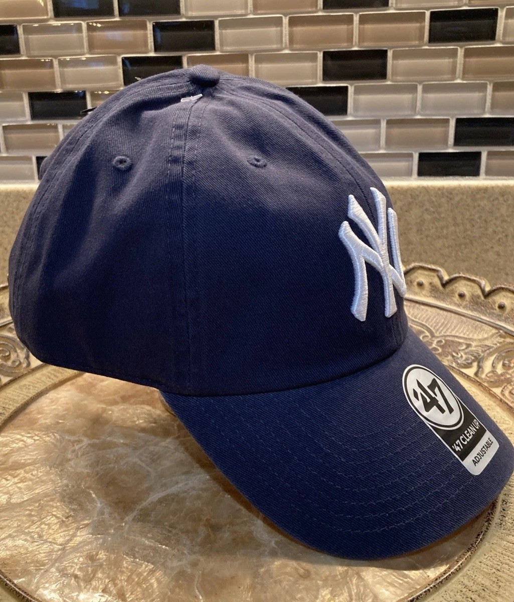 ’47 Brand New York Yankees Clean Up Hat Navy One Size Adjustable NWT