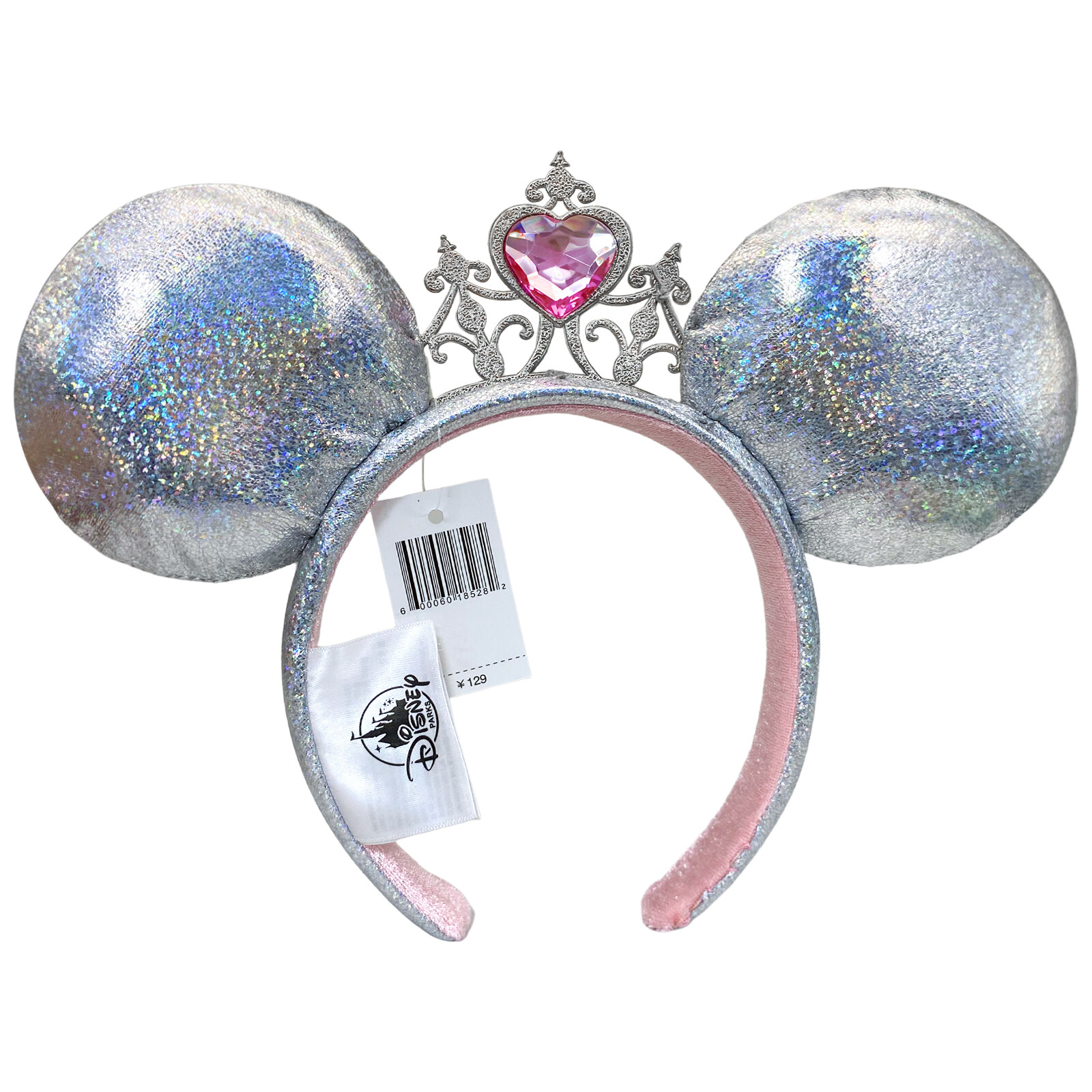 Disney-Park’s Princess Iridescent Tiara Minnie Mouse Ears Headband 2024 US POST