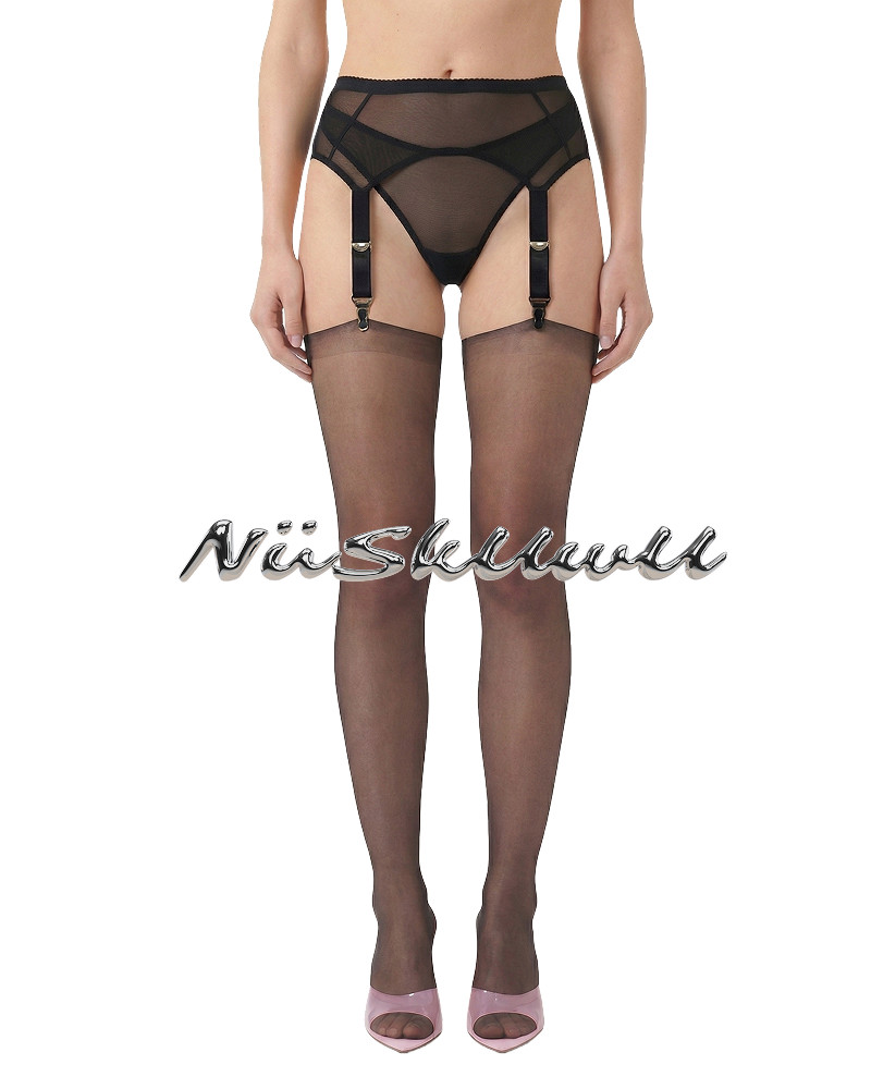 NuskUwU ･ Mesh Garter Belt with Stockings