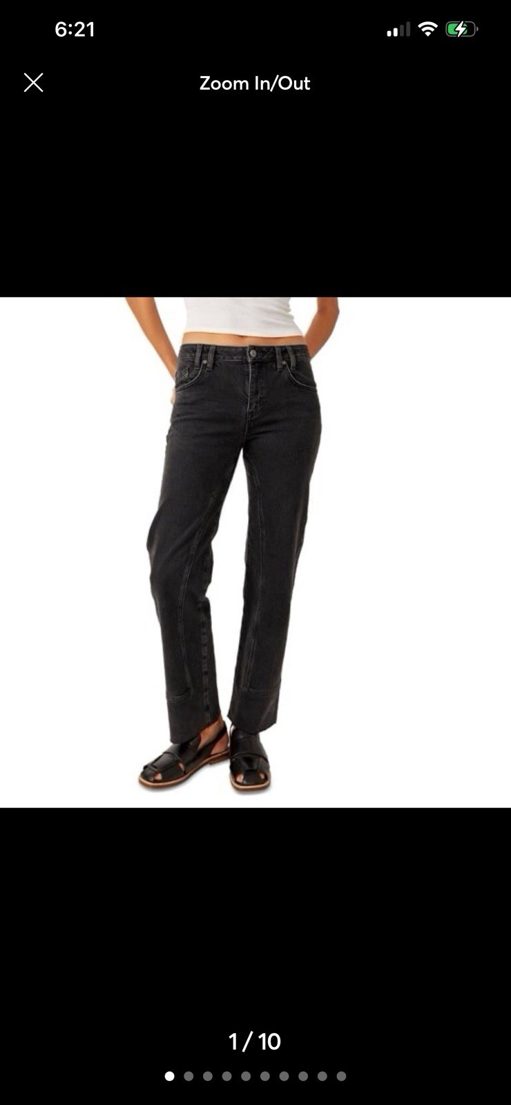 NWT Free People Women’s Risk Taker High Rise Straight Leg Jeans Size 25