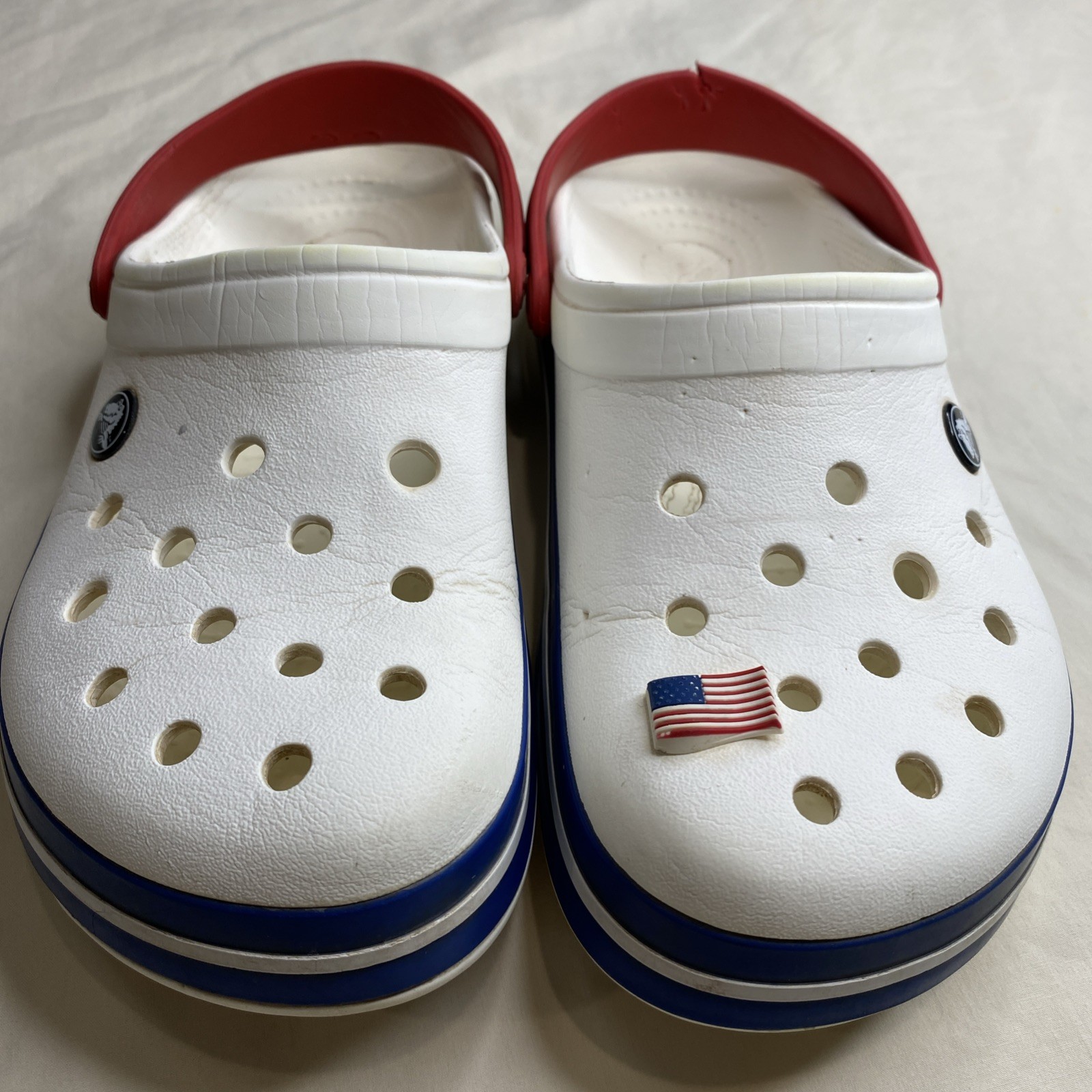 CROCS Womens CROCBAND CLOG 11016-11l patriotic colors CROCS SANDALS US M6 W8(16)