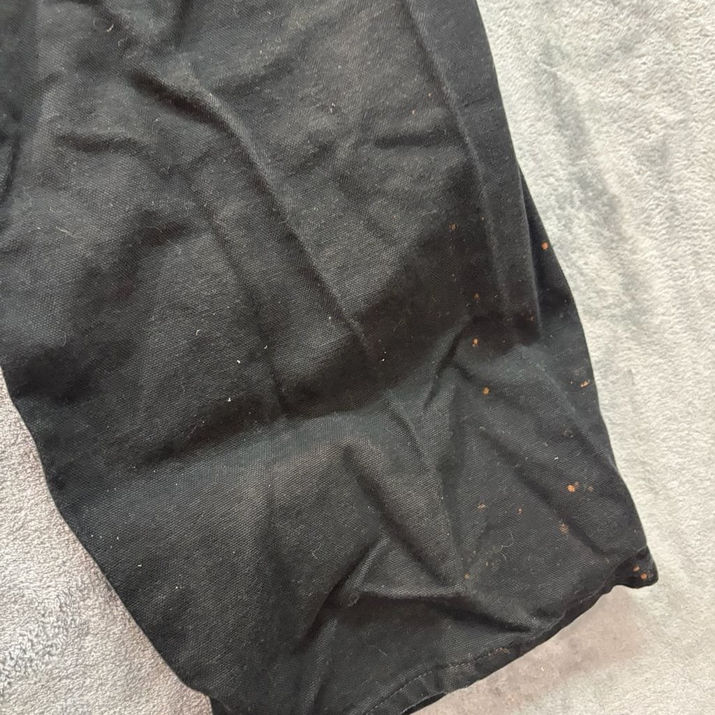 Carhartt B136-BLK Double Front Loose Original Fit Work Dungaree Pants