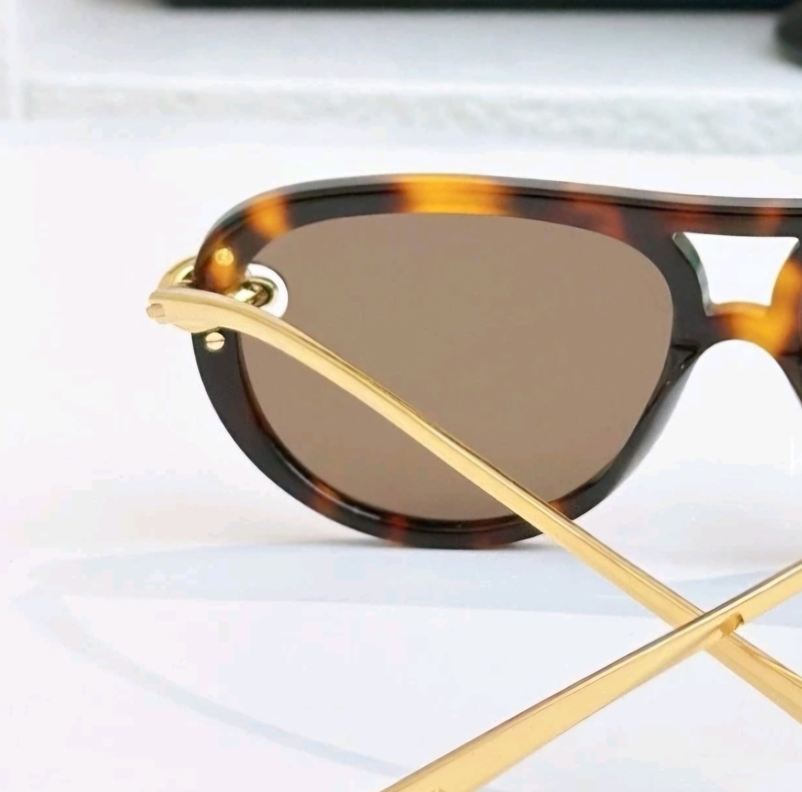 BOTTEGA VENETA BV1418S TORTOISESHELL FRAME BROWN LENSES