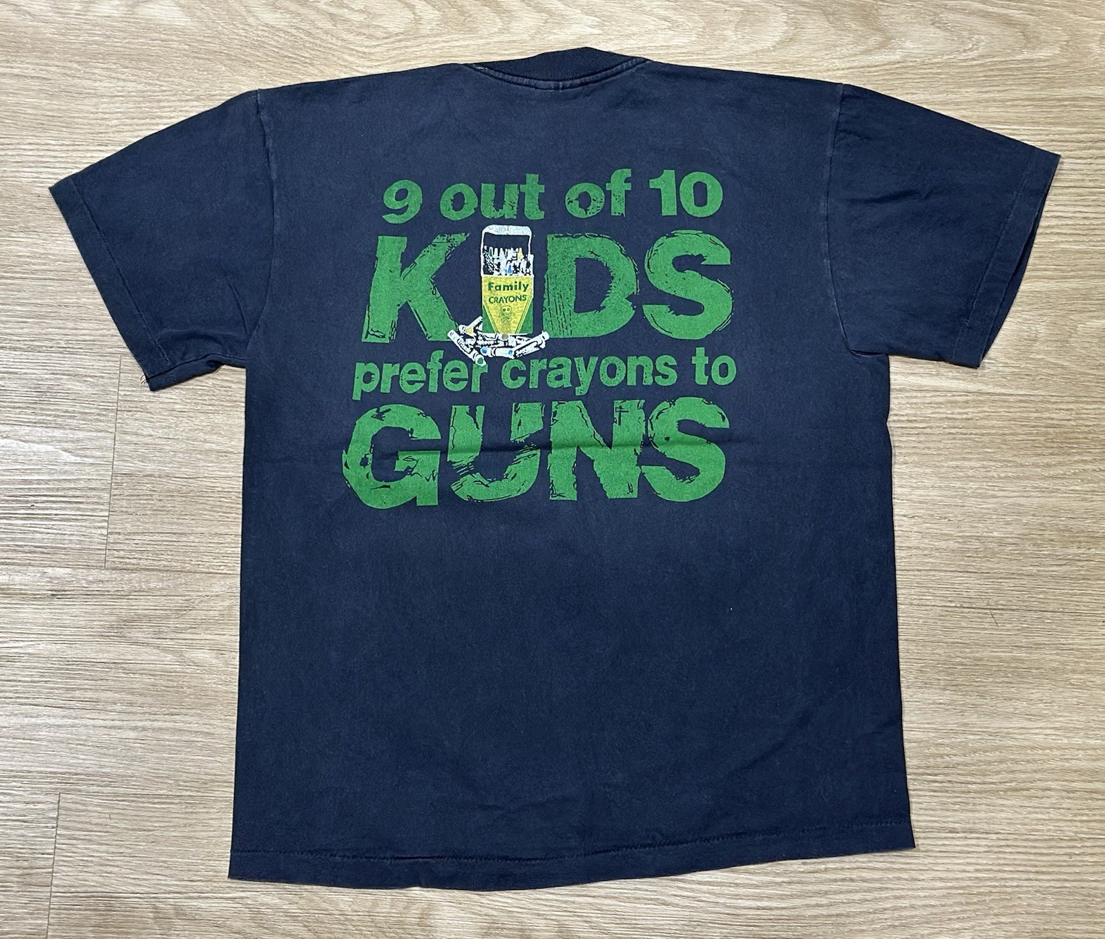 PEARL JAM vintage 1992 CHOICES t shirt9 9 OUT OF 10 KIDS PREFER CRAYONS