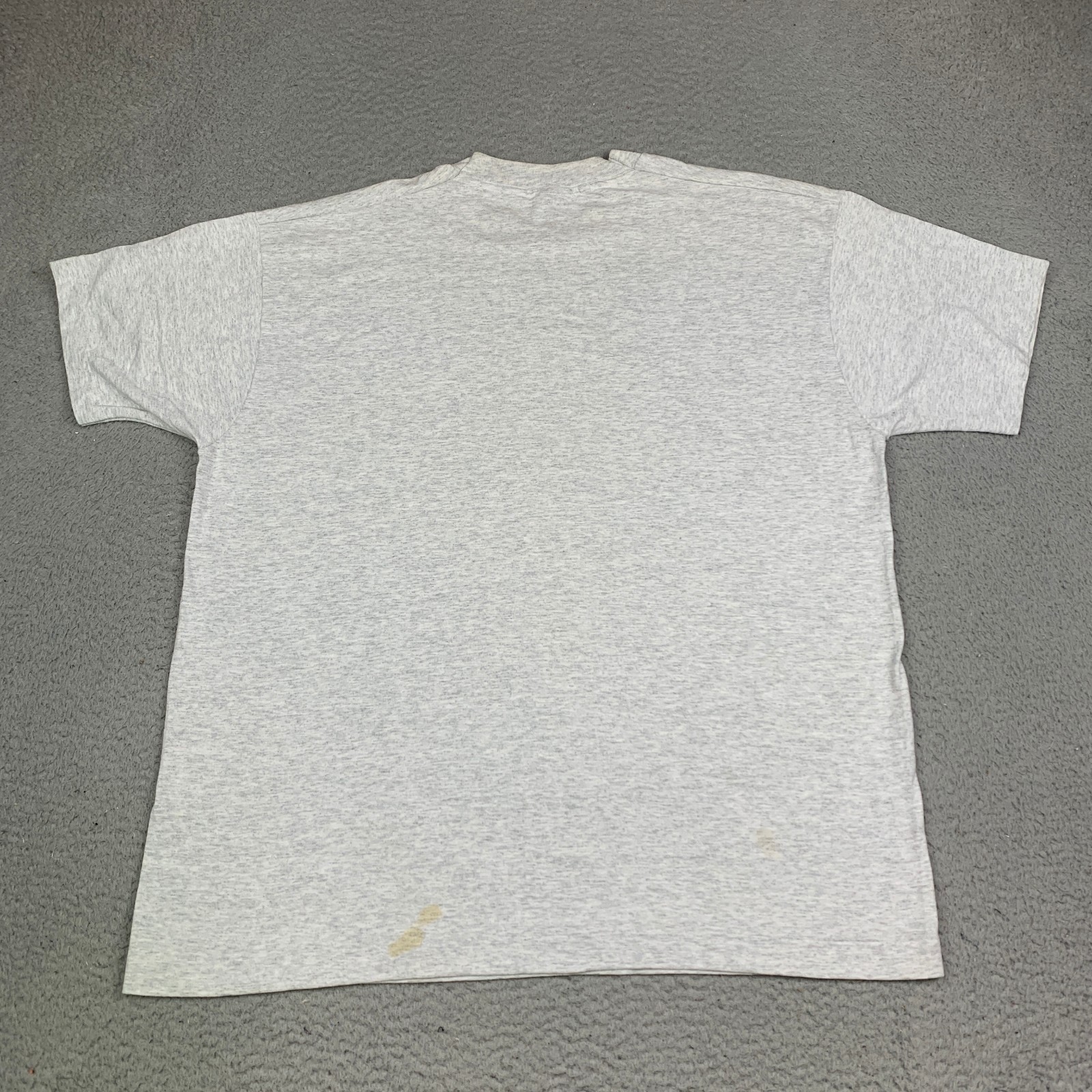 Vintage 90s Fish Art T-Shirt Mens Sz XL Single Stitch Gray Fruit of the Loom